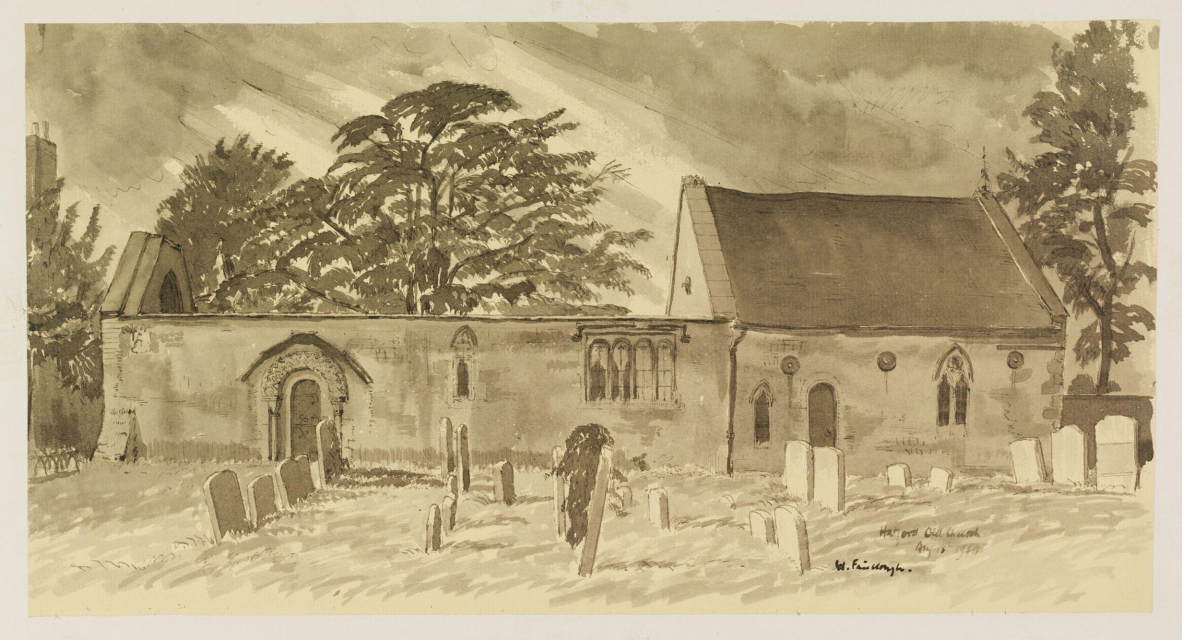St.George's Church, Hatford, Fairclough, 1940