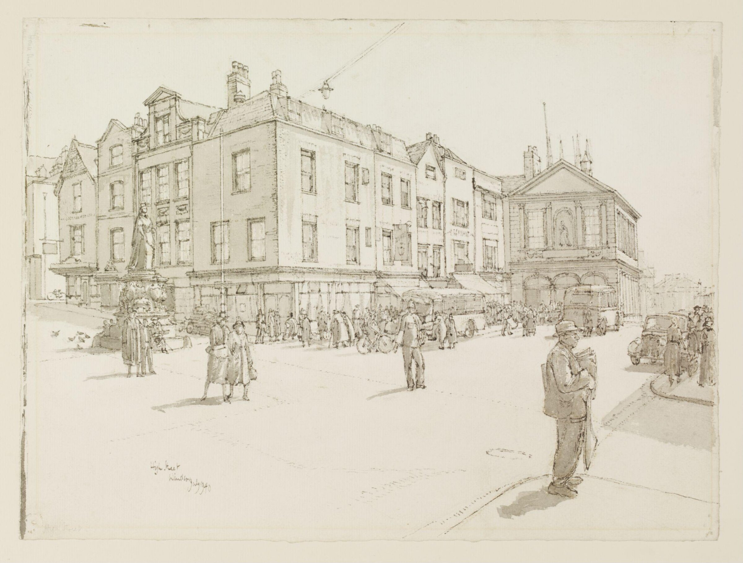 High Street, Windsor, Fairclough, 1940