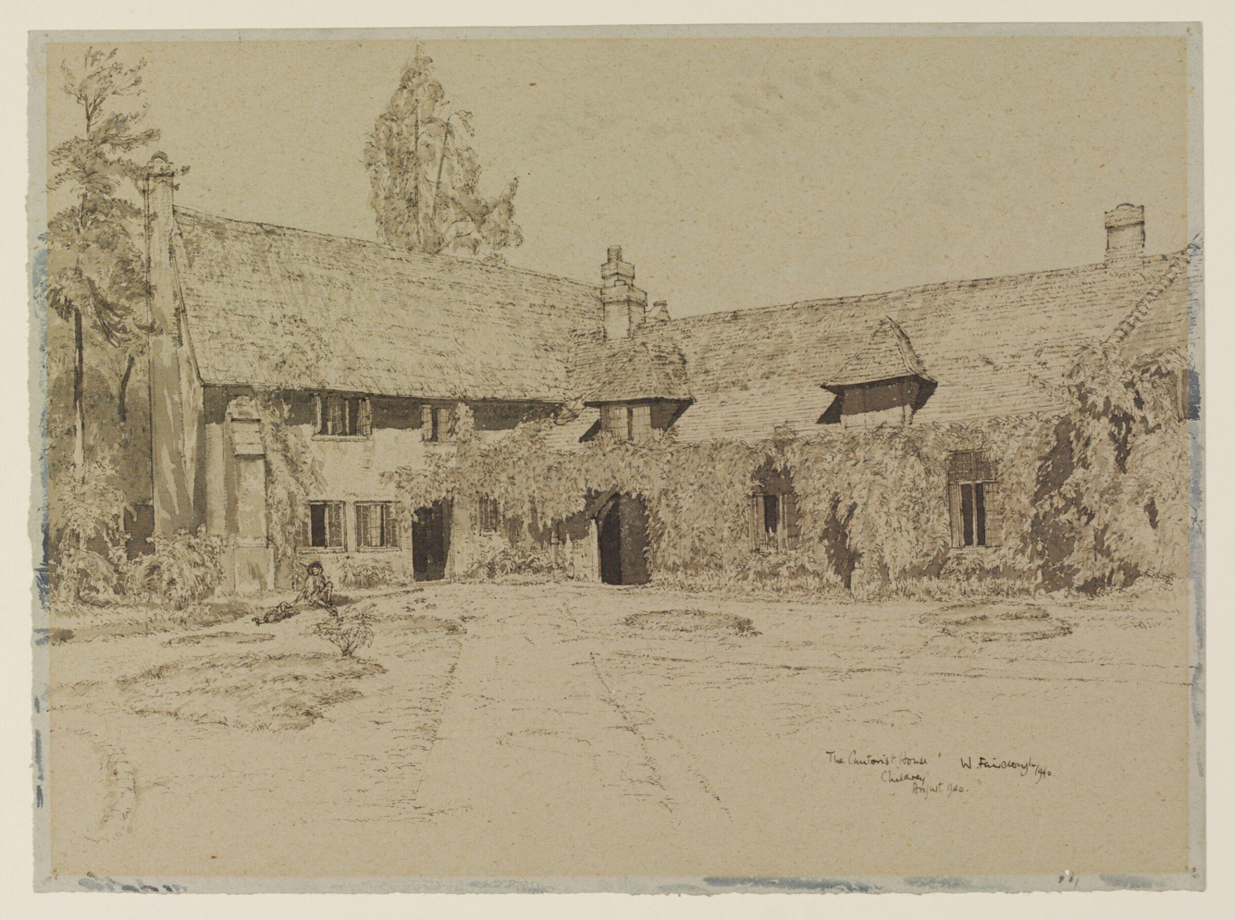 The Cantorist House, Childrey, Fairclough, August 1940