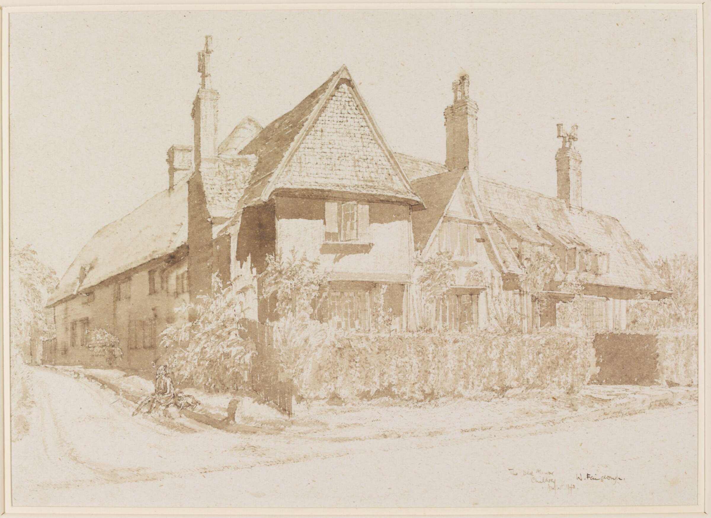 The Old Manor, Childrey, Fairclough, August 1940