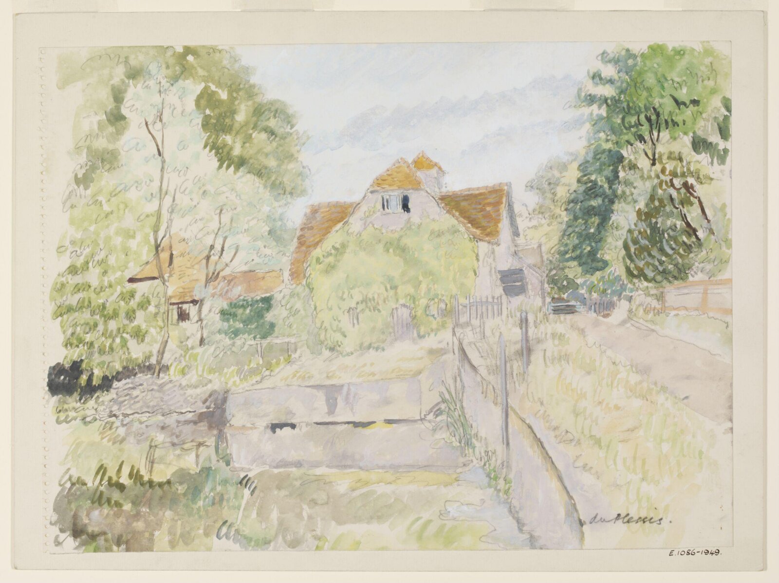 Old Mill, Mapledurham, Du Plessis, ca.1940