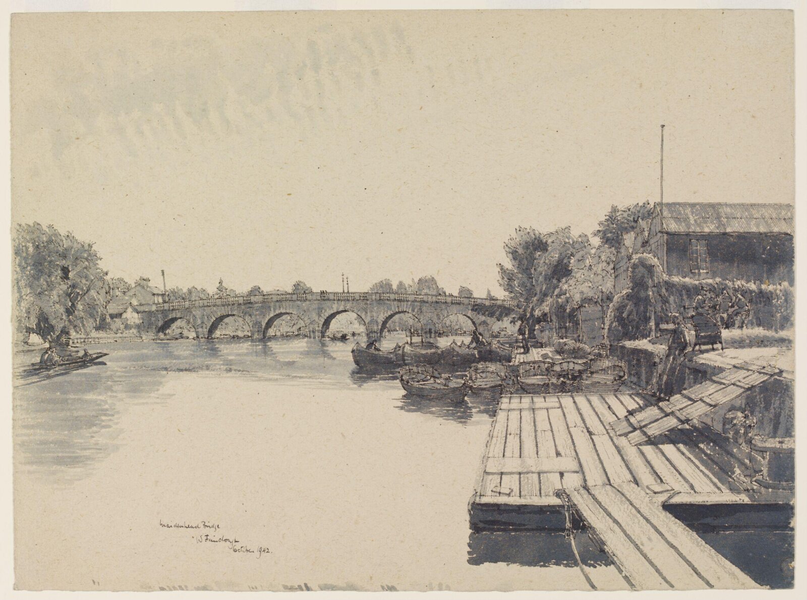 Maidenhead Bridge, Fairclough, October 1942