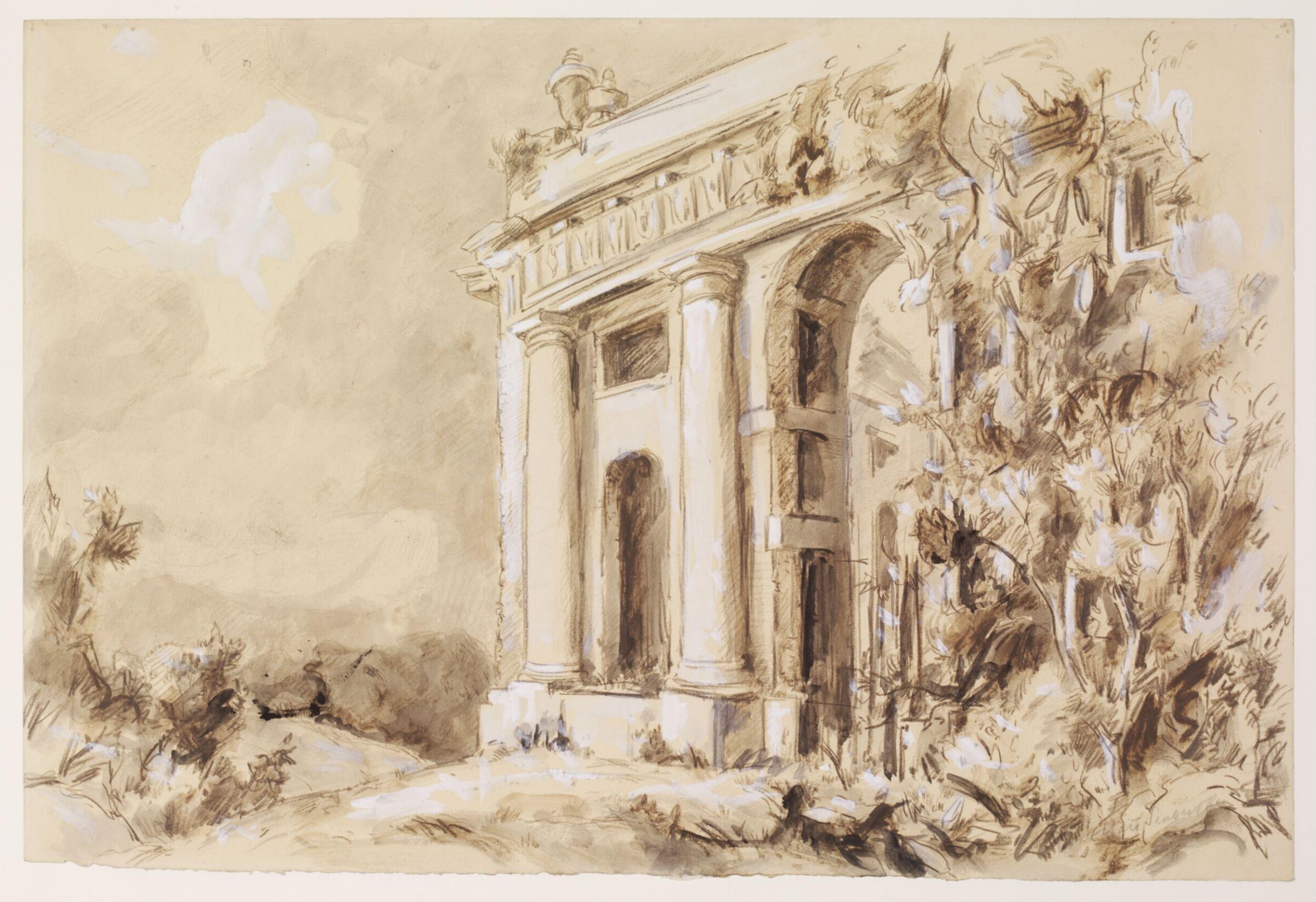 Dashwood Mausoleum, West Wycombe, Seabrooke, ca.1940