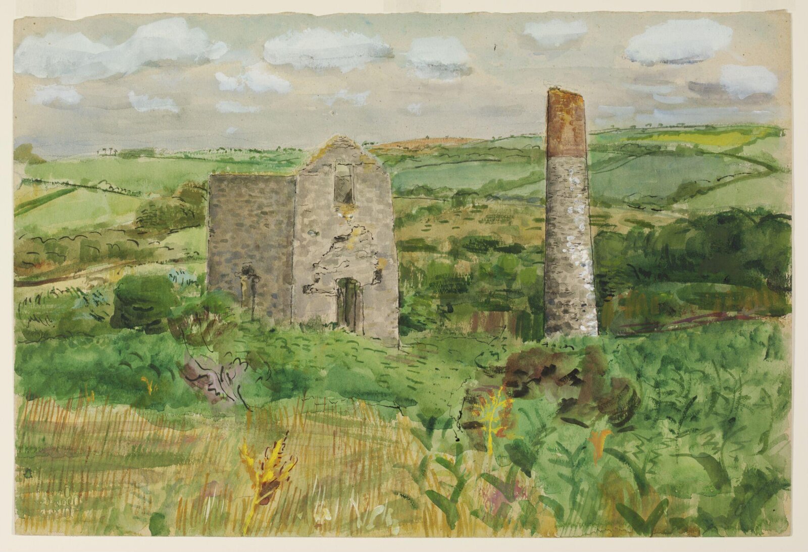 Deserted Tin Mine, Little Biryn, Roche, Spear, ca.1940