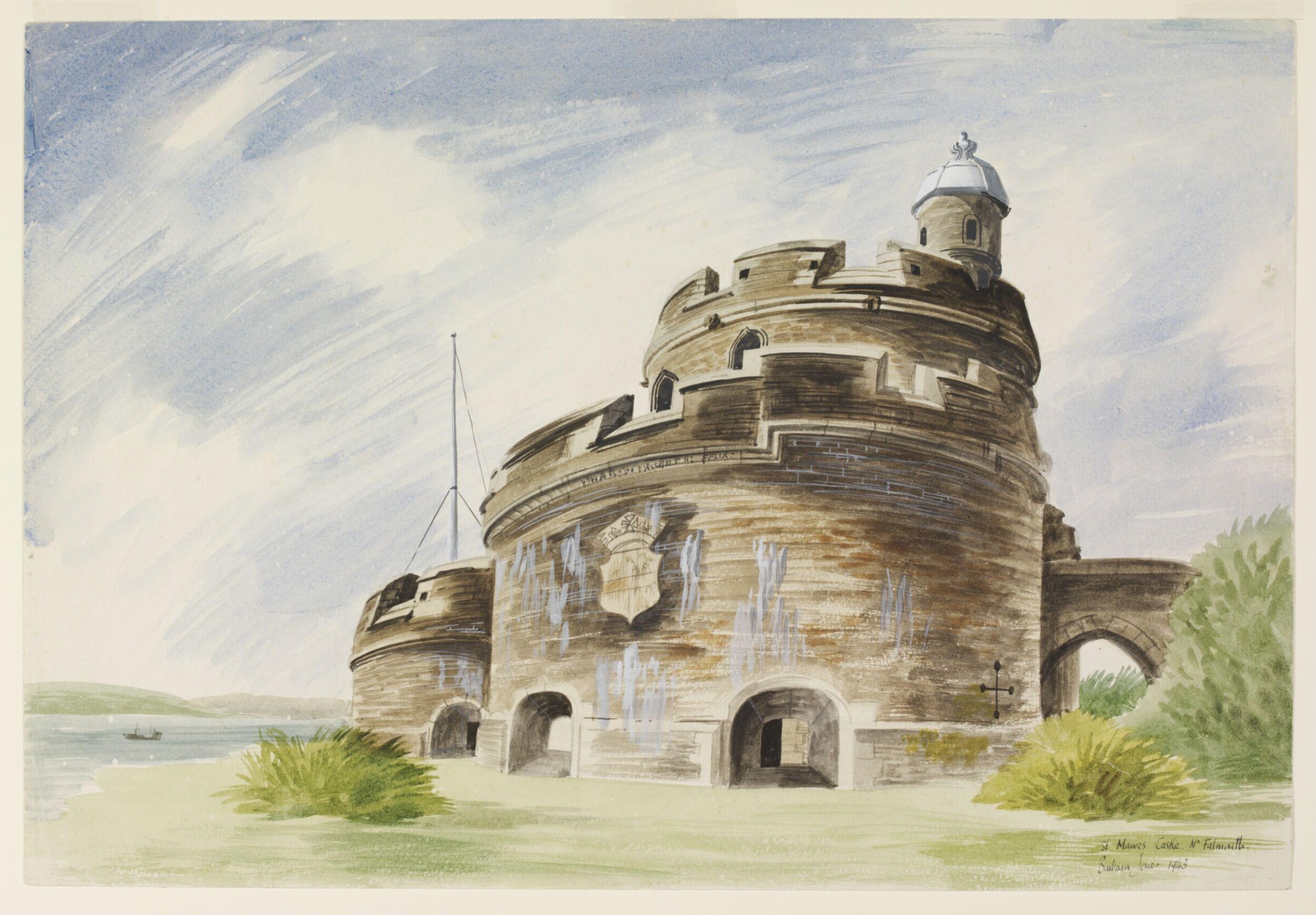 St. Mawes Castle, near Falmouth, Barbara Jones, 1943