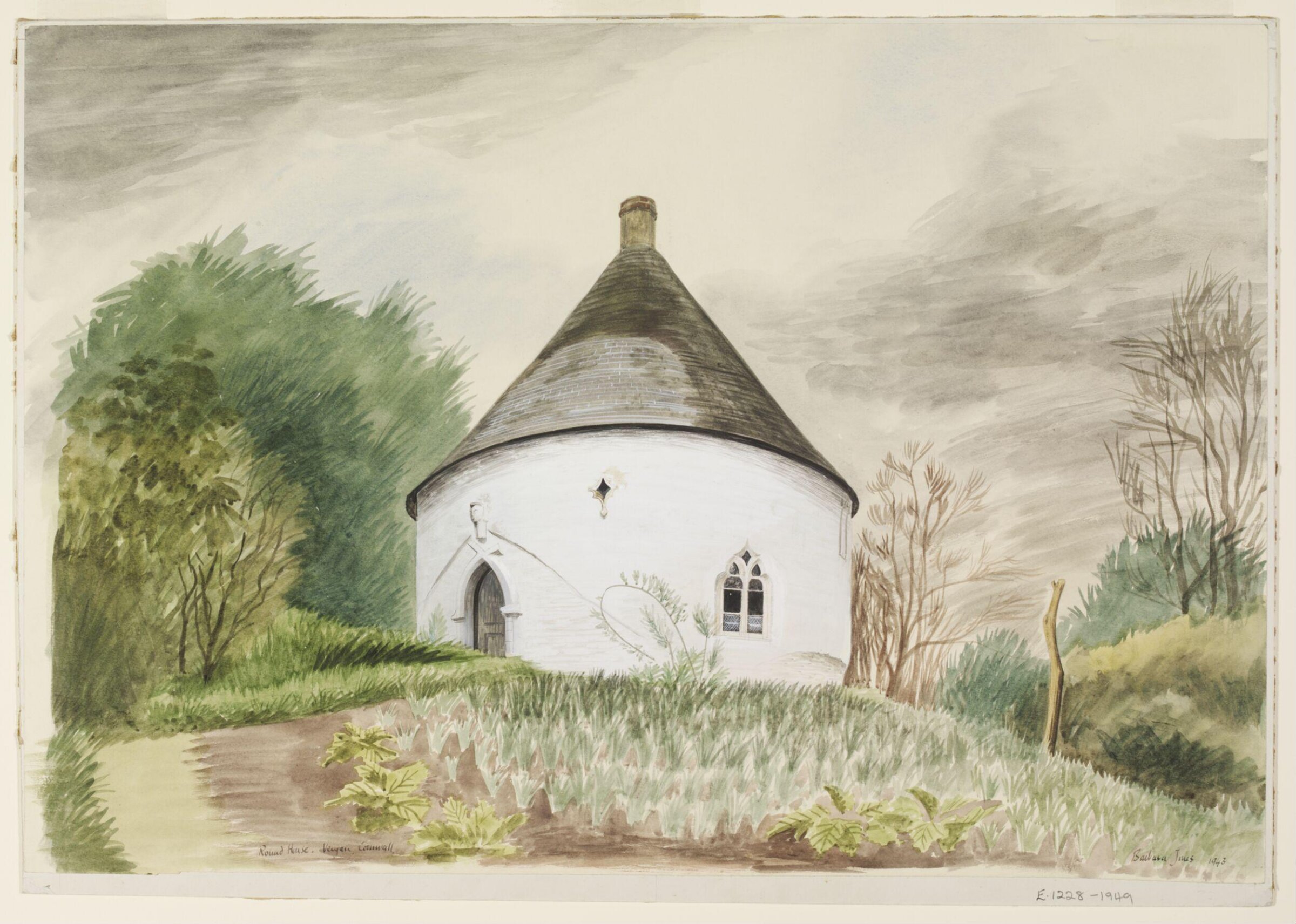 Round House, Veryan, Cornwall, Barbara Jones, 1943