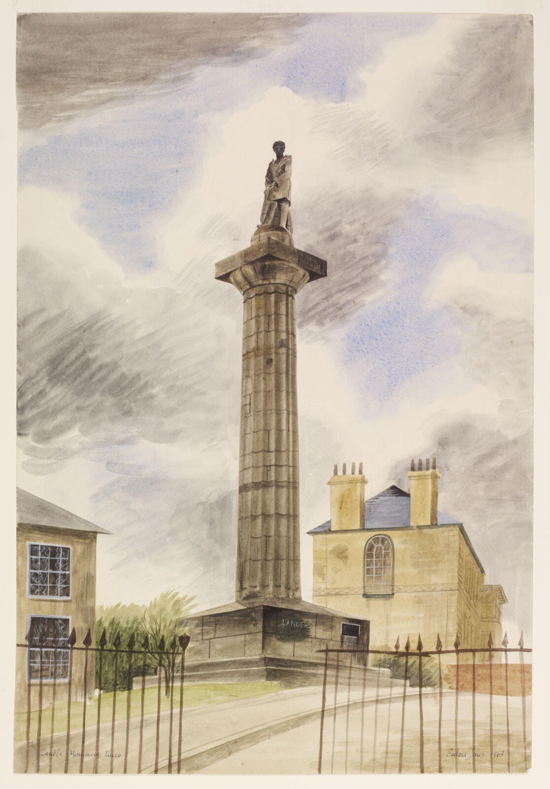 Lander Monument, Truro, Barbara Jones, 1943