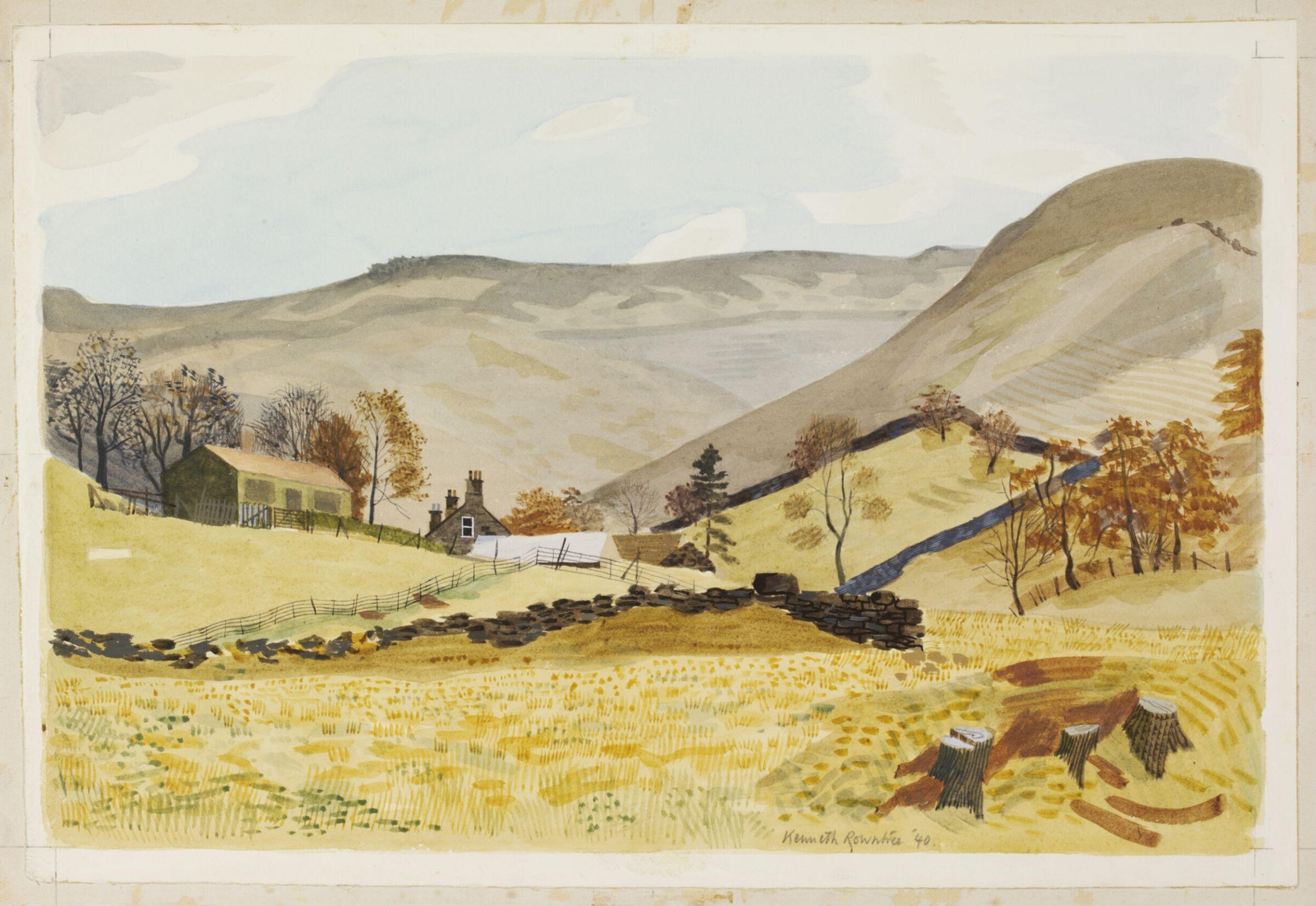 Grainfoot Farm, Derwentdale, Rowntree, 1940
