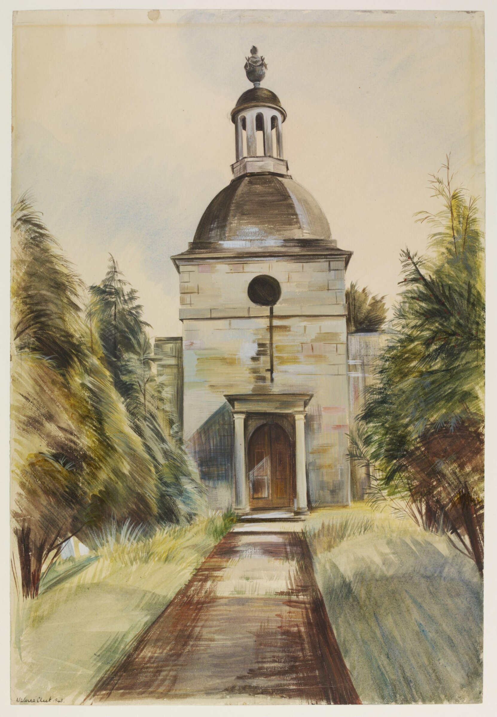 St. Mary's Church, Mappleton (or Mapleton), Cheek, 1943