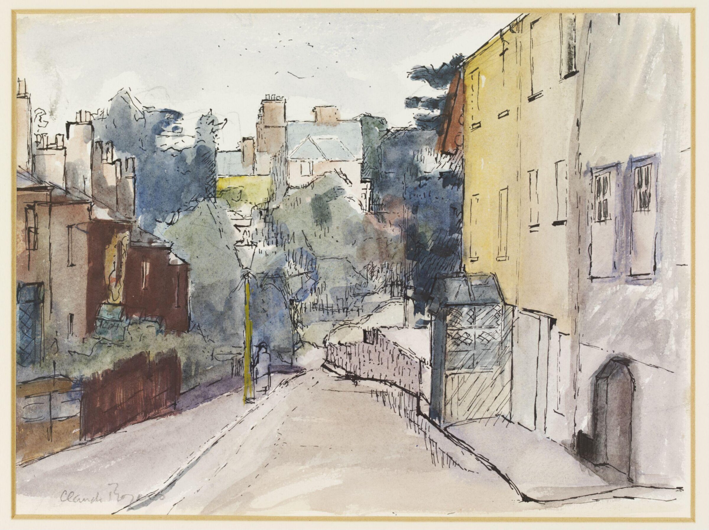 Street in Exeter, Rogers, ca.1940