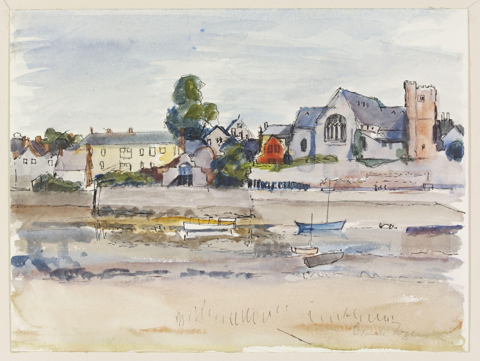 Topsham, from the river, Rogers, ca.1940