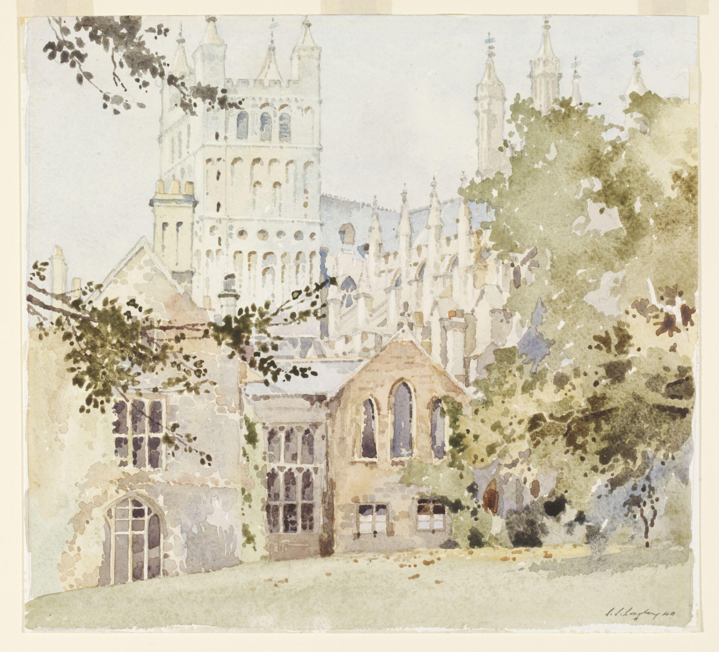 Bishop's Palace, Exeter, Longley, 1940