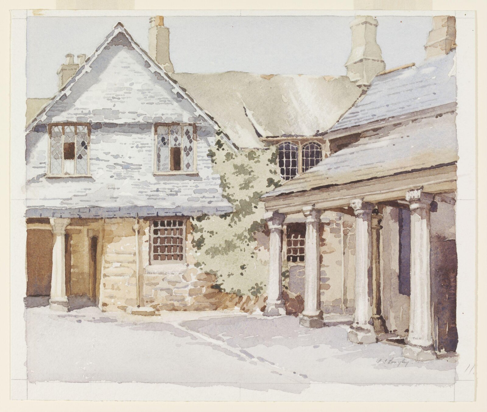 The Guildhall, Totnes, Longley, ca.1940
