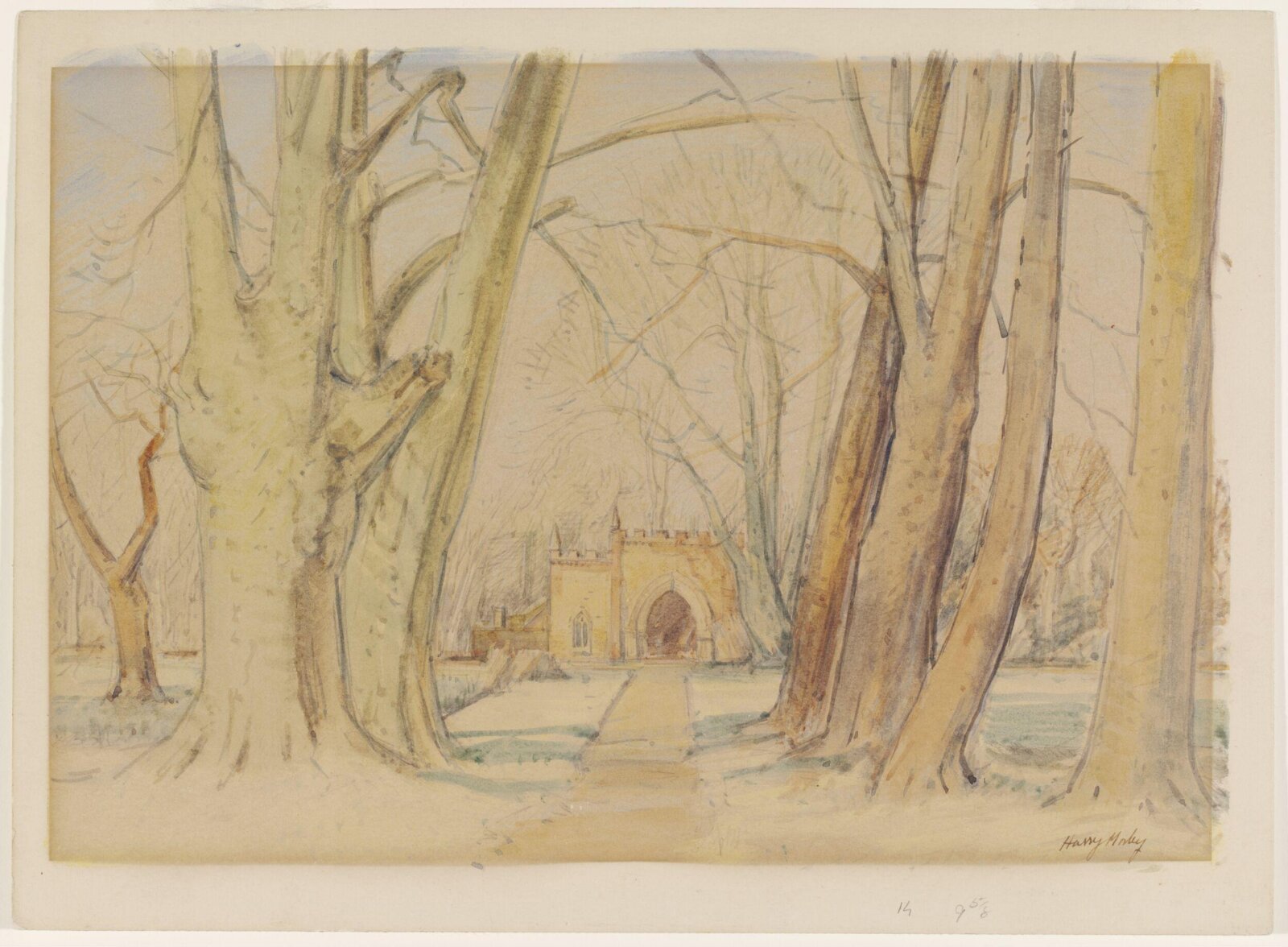 Benden Abbey, Wool, Harry Morley, ca. 1940