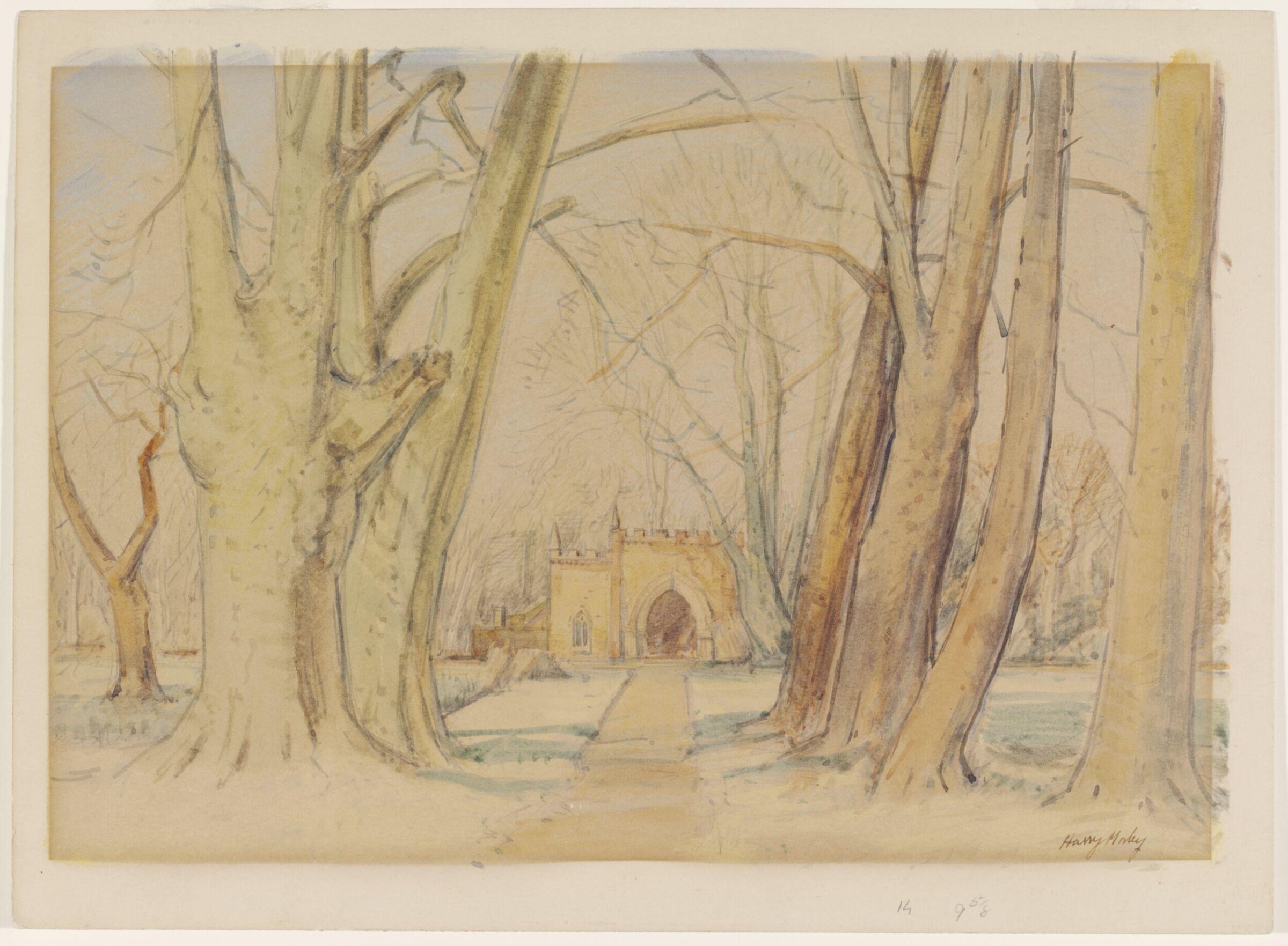 Benden Abbey, Wool, Harry Morley, ca. 1940