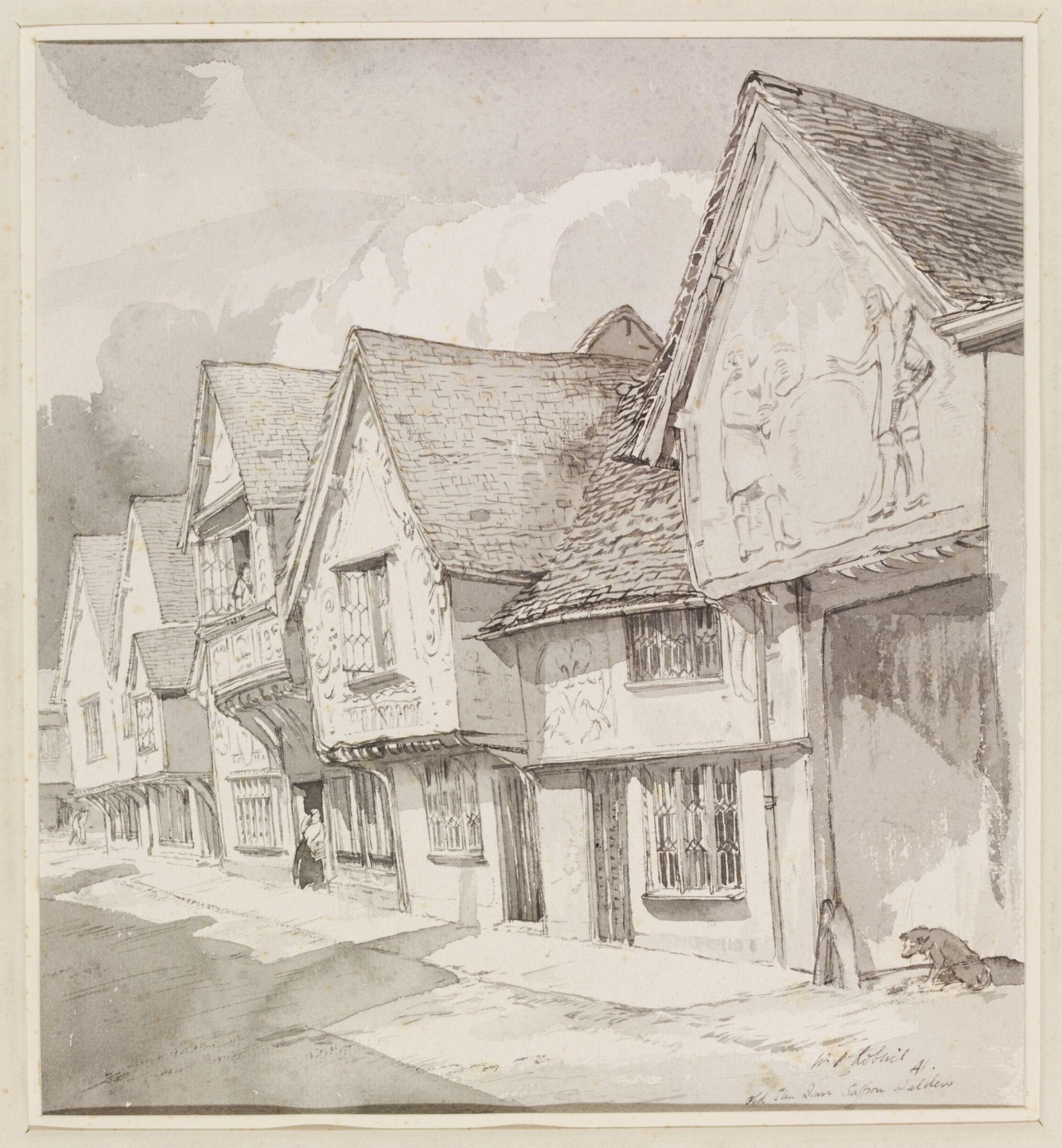 The Old Sun Inn, Saffron Walden, William Palmer Robins, 1941