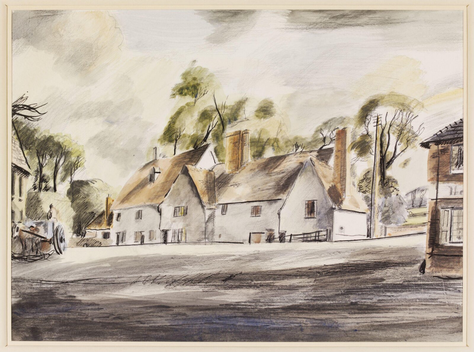 Old Houses, Ballingdon, Rowland Suddaby, ca. 1940