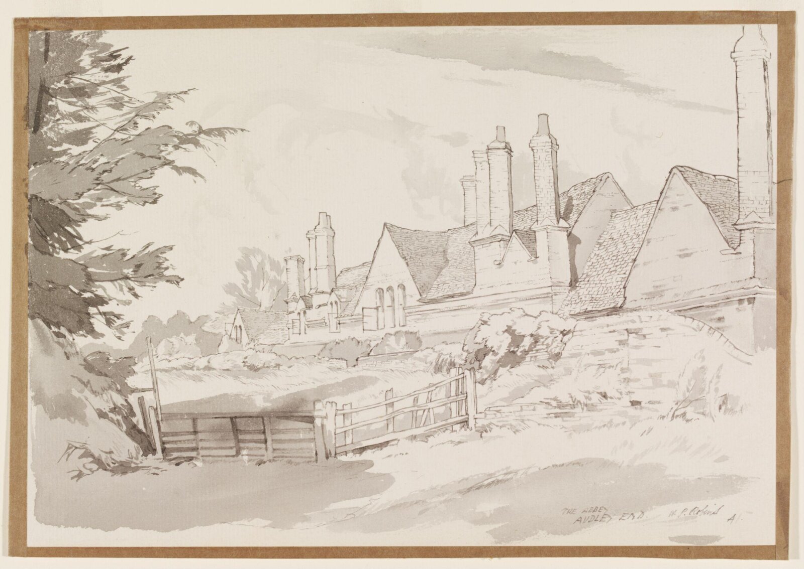 The Abbey, Audley End, William Palmer Robins, 1941