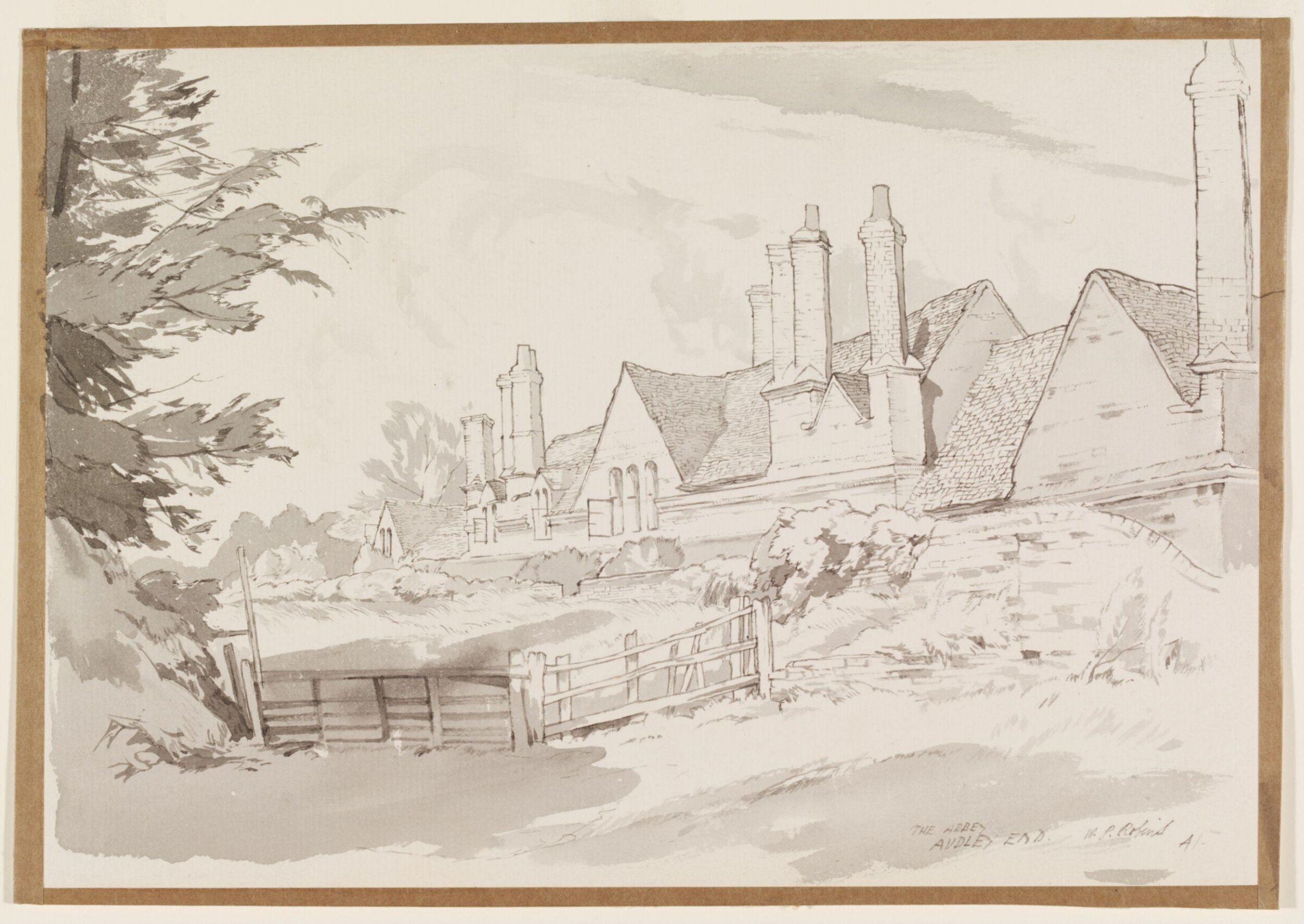 The Abbey, Audley End, William Palmer Robins, 1941