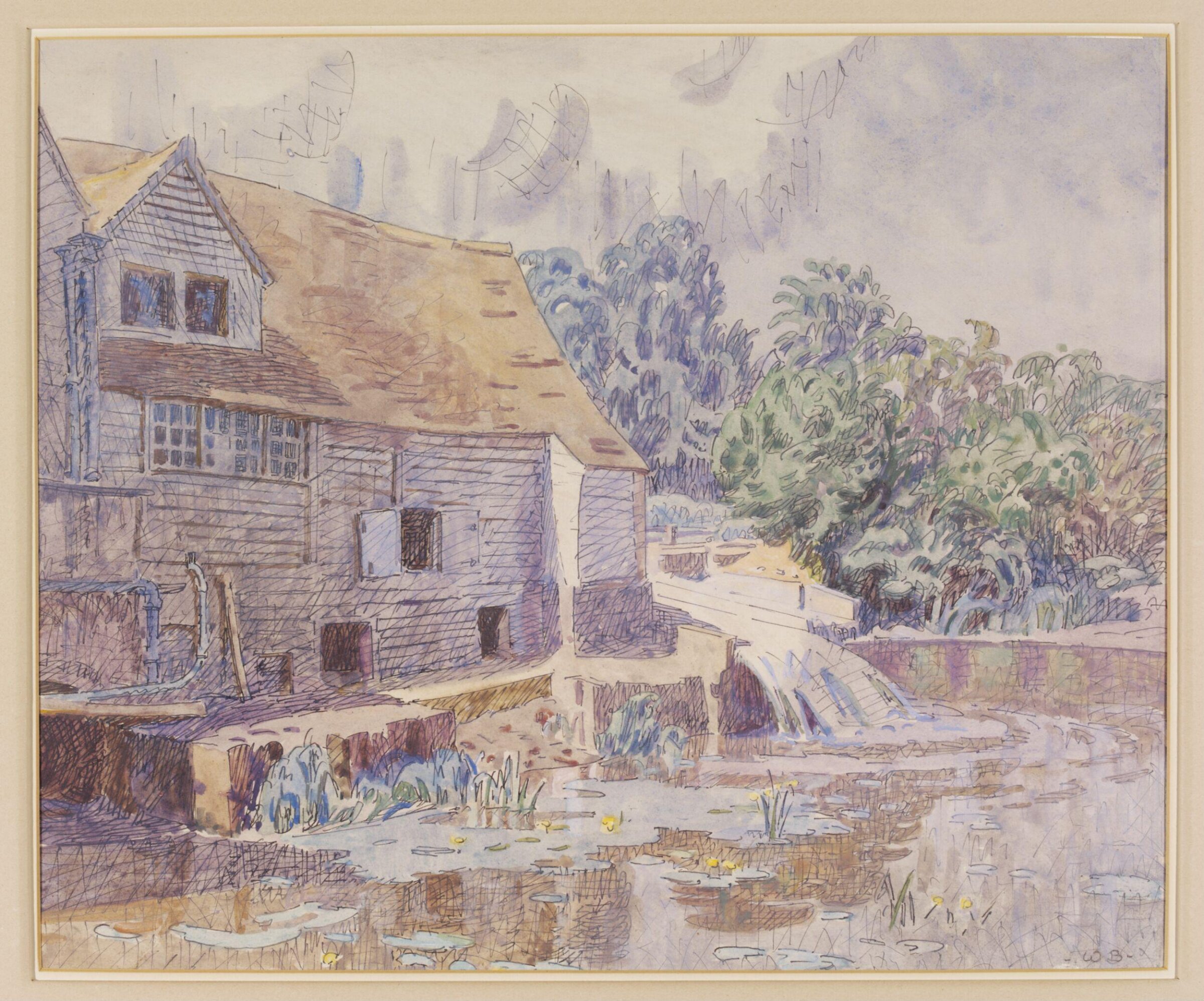 A Mill at Braintree, Walter Bayes, ca. 1940