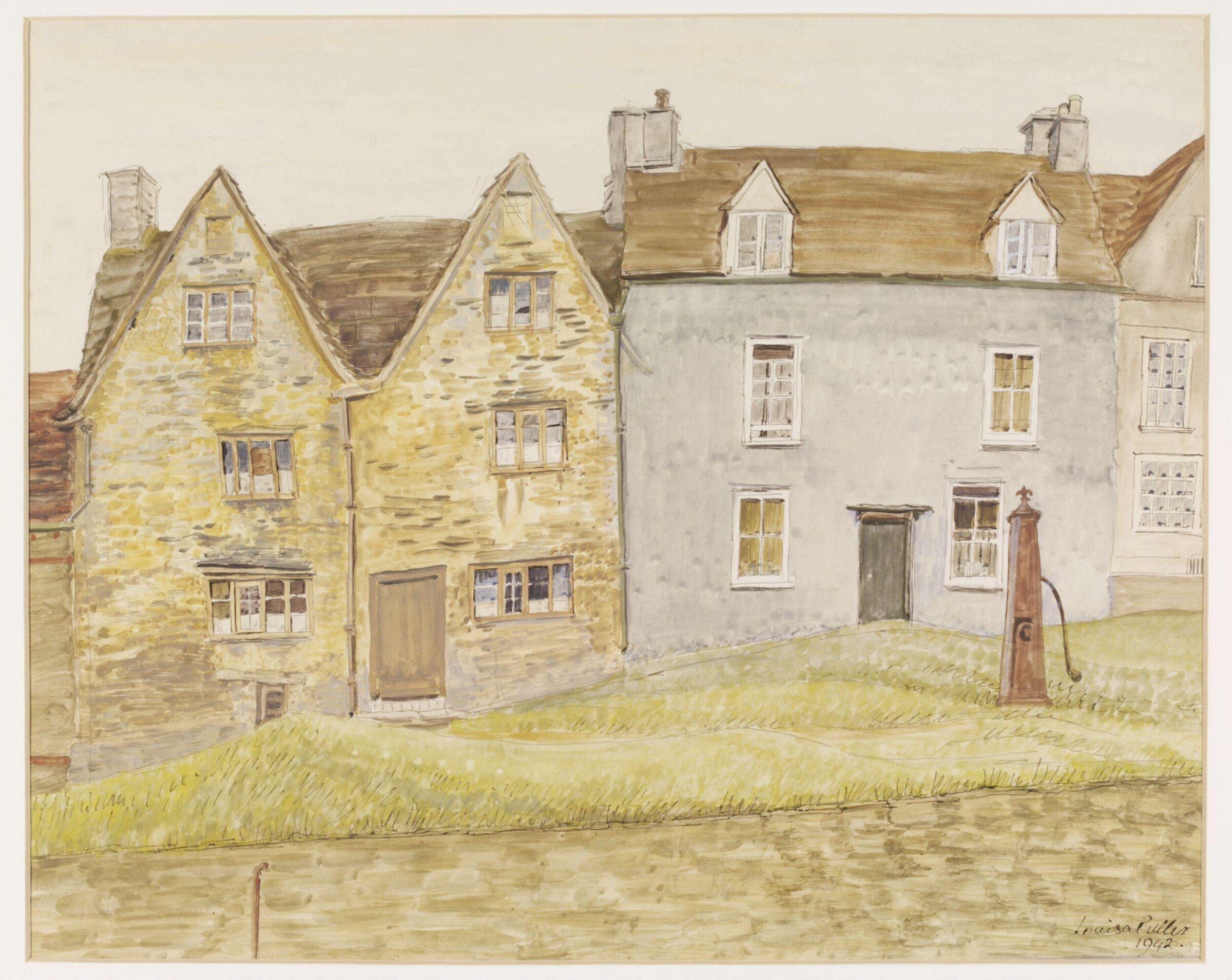 Houses on the Green, Tetbury, Puller, 1942