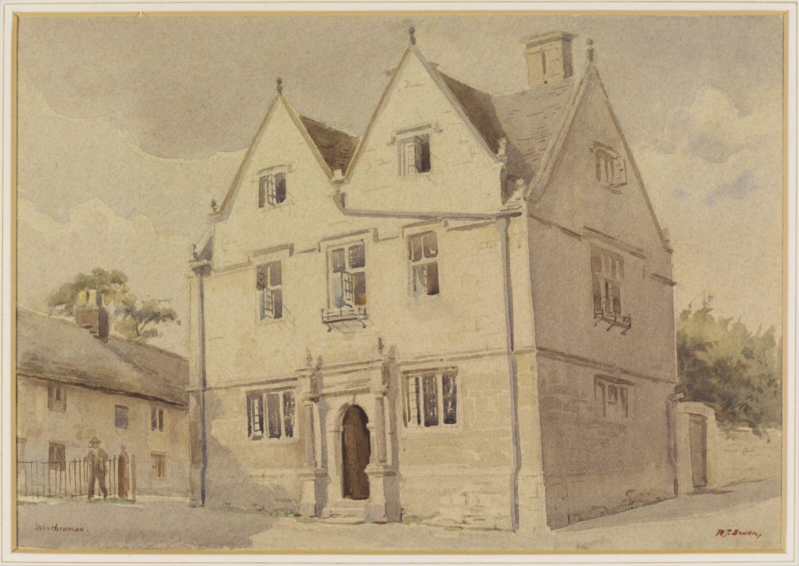 Jacobean House, Winchcombe, Swan, ca. 1942