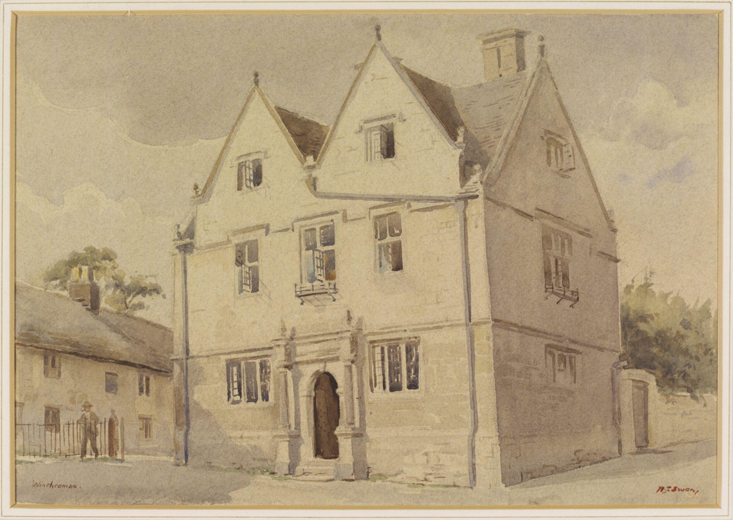 Jacobean House, Winchcombe, Swan, ca. 1942