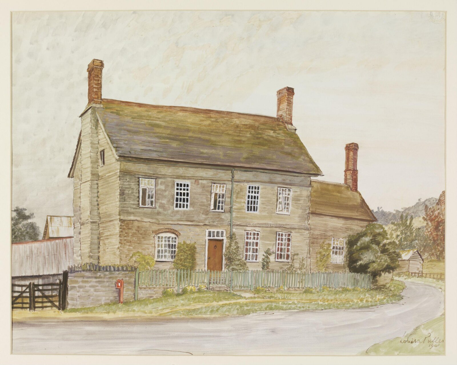 Hall Farm, Leinthall Earls, Puller, 1941