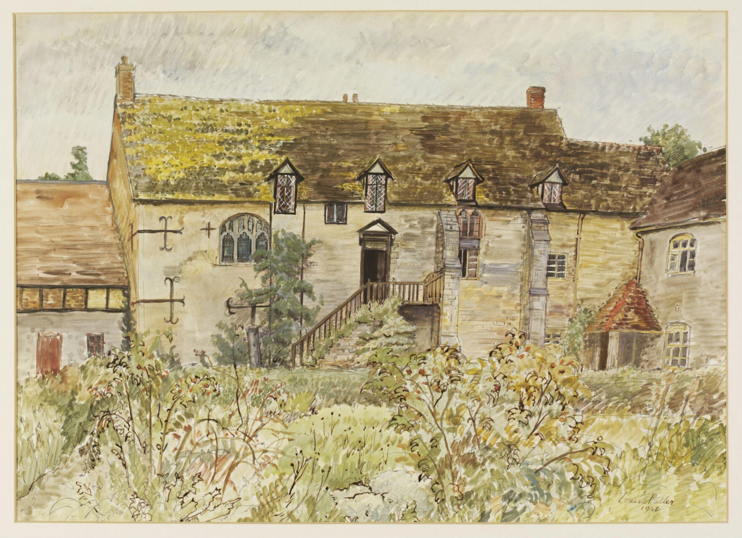 Grange Farm, The Abbot's House, Wigmore Abbey remains, Puller, 1941