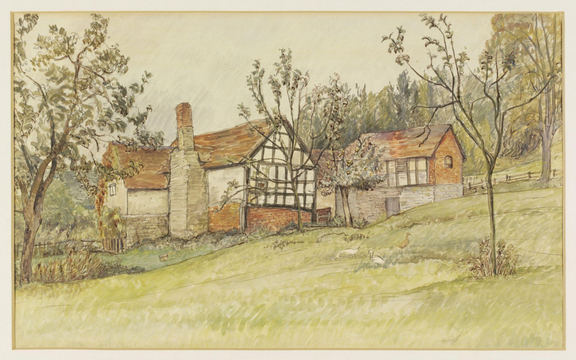 Oldfield Farm, between Leinthall Earls and Richard's Castle, Puller, ca. 1941