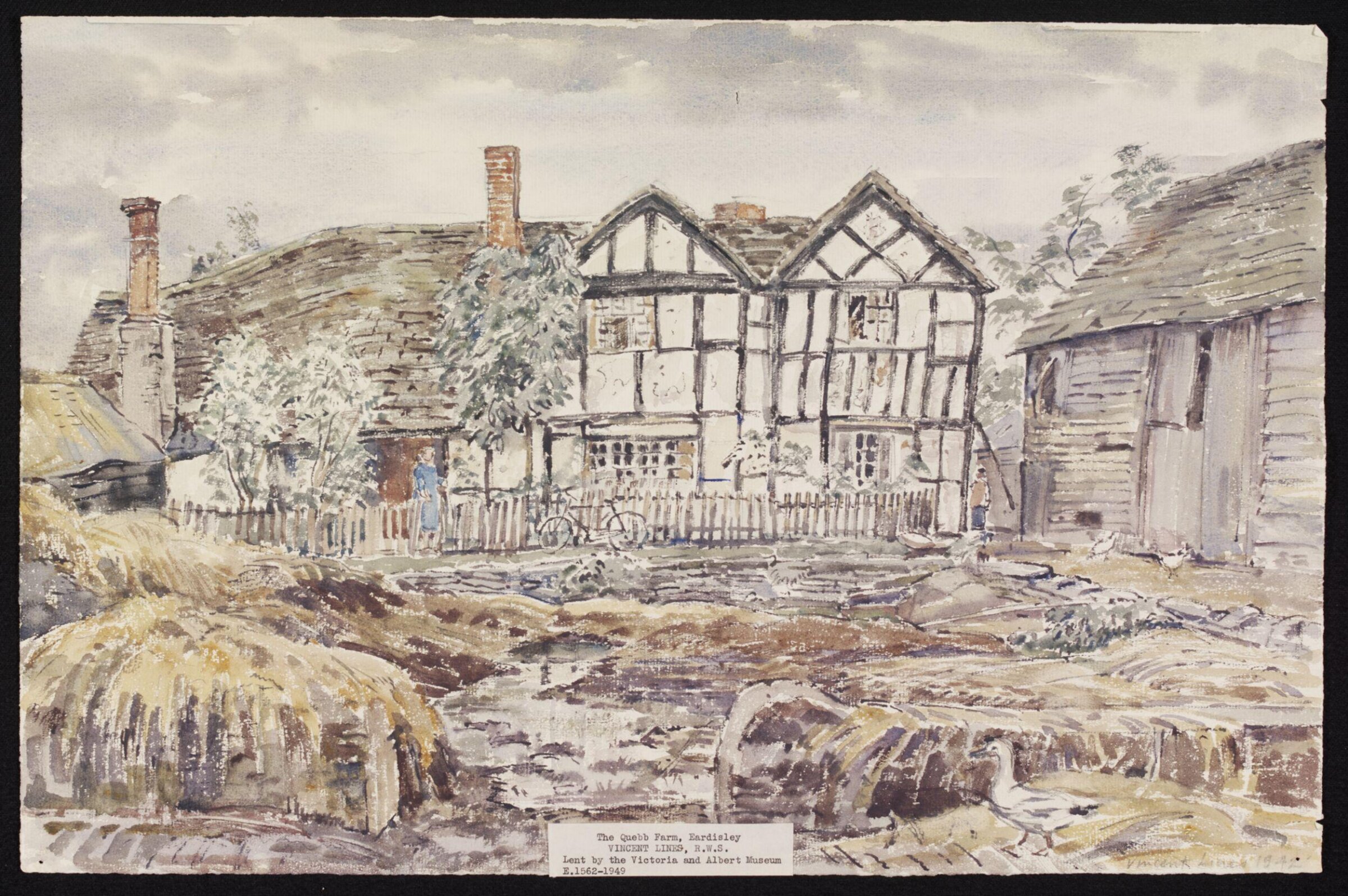 The Quebb Farm, Eardisley, Lines, 1942