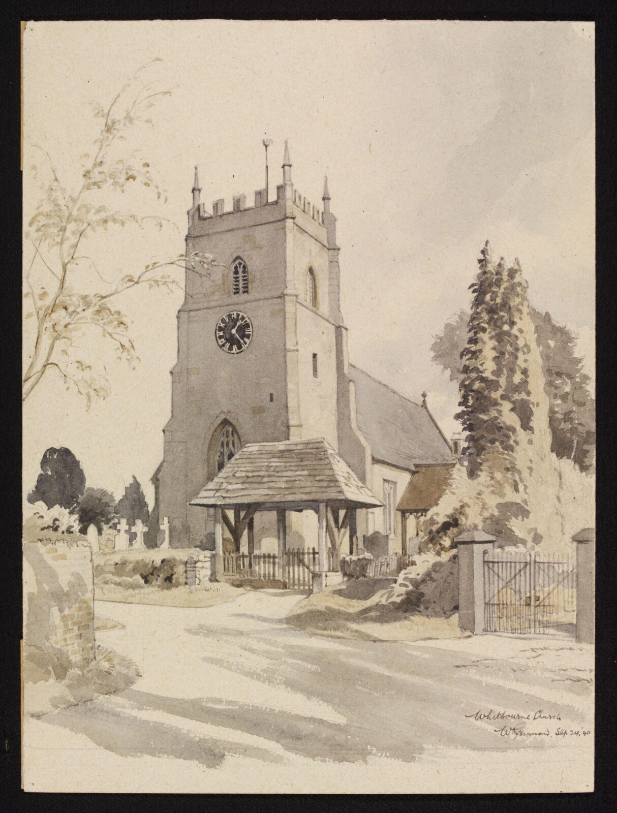 Whitbourne Church, Grimmond, 24 September 1940