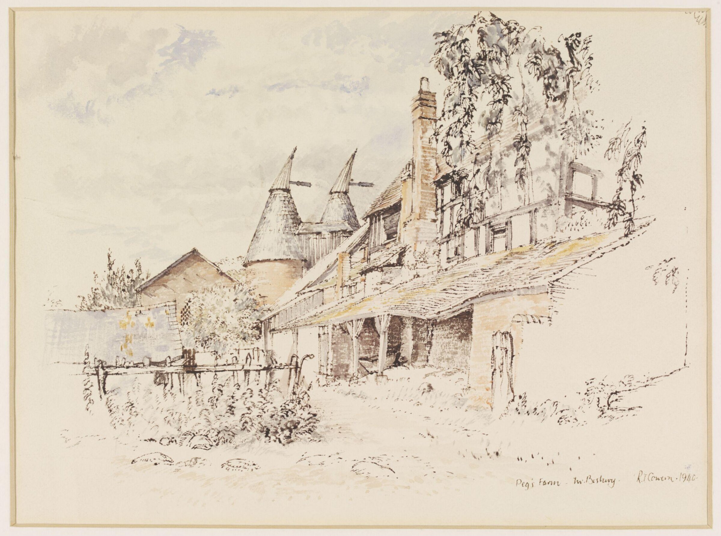Peg's Farm near Bosbury, Cowern, 1940