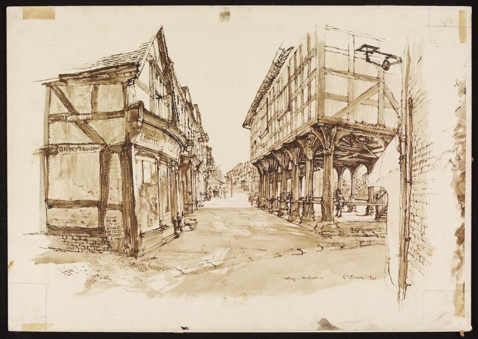 Old Market House, Ledbury, Cowern, 1940