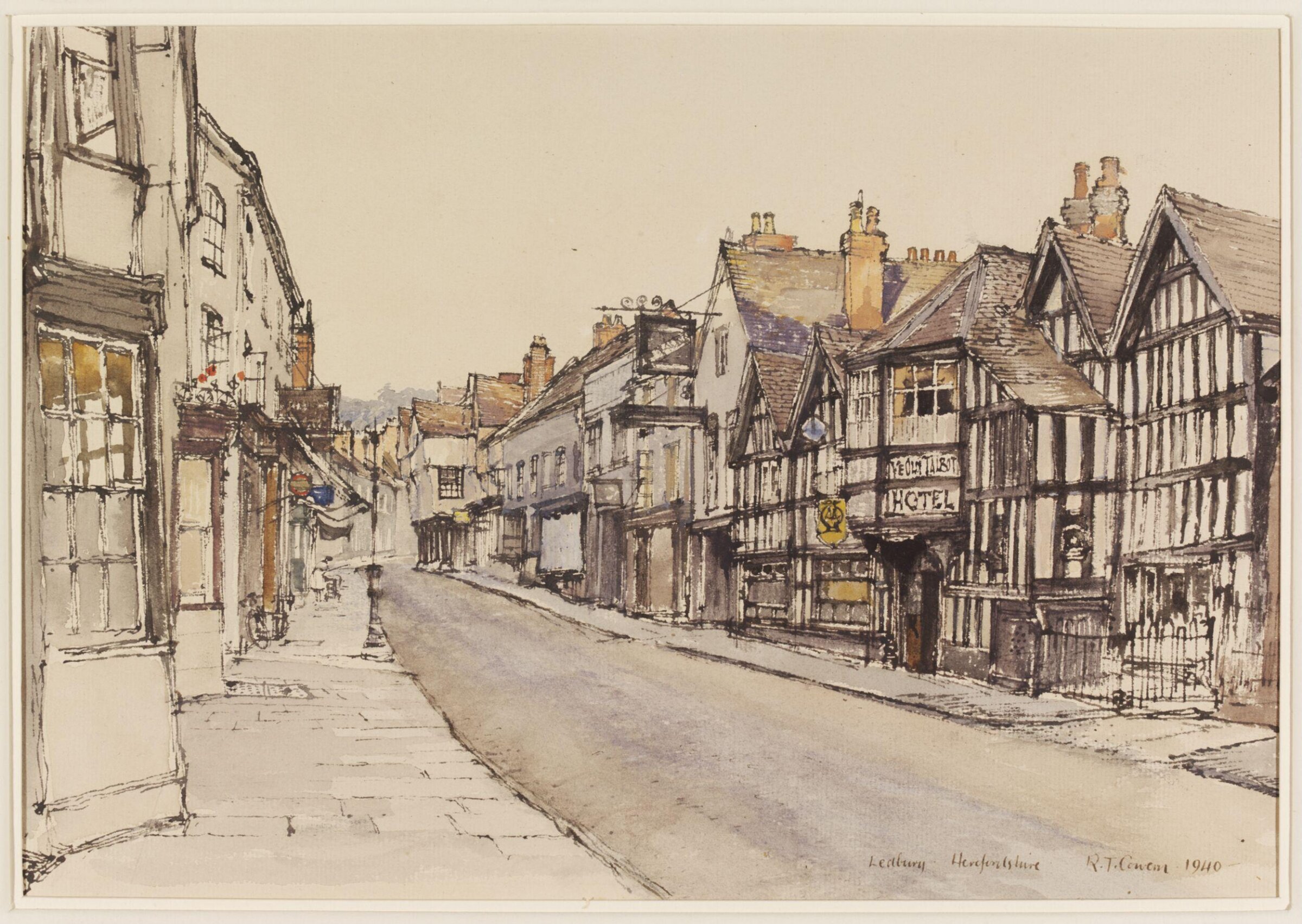 Ye Old Talbot Hotel, Ledbury, Raymond Teague Cowern, 1940