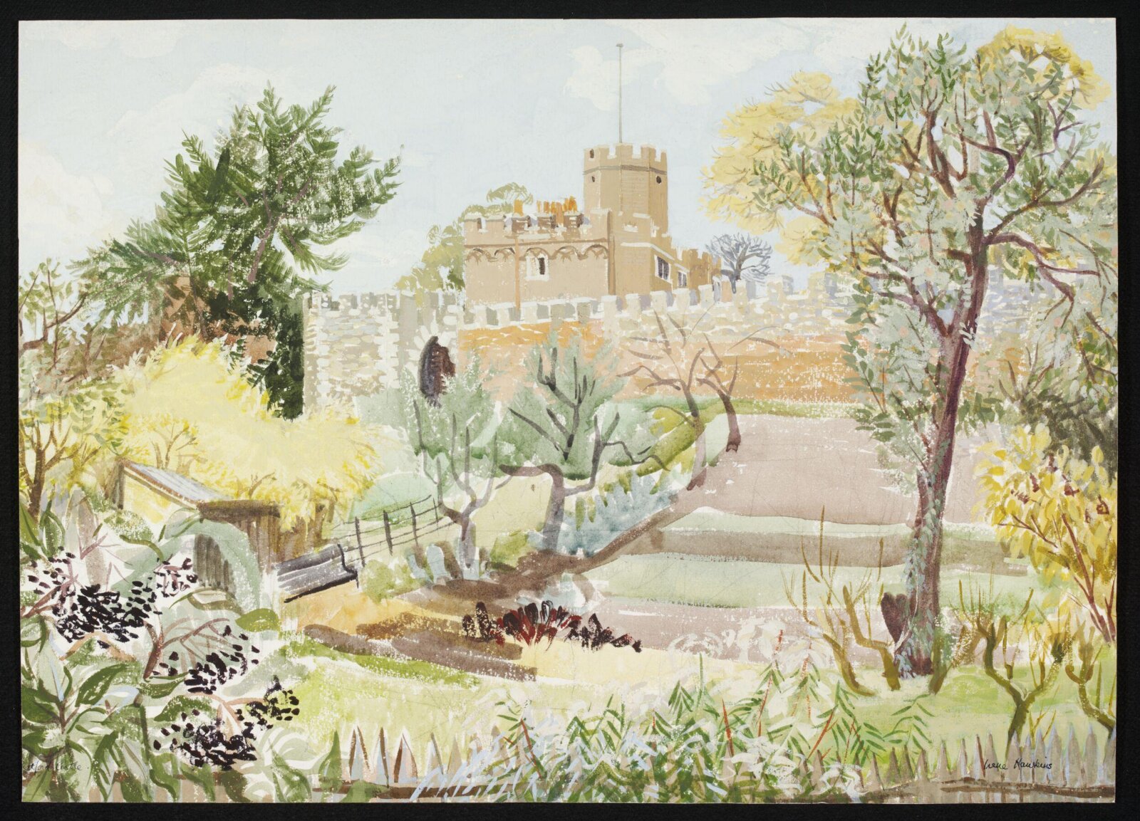 Hertford Castle, Hawkins, ca. 1940