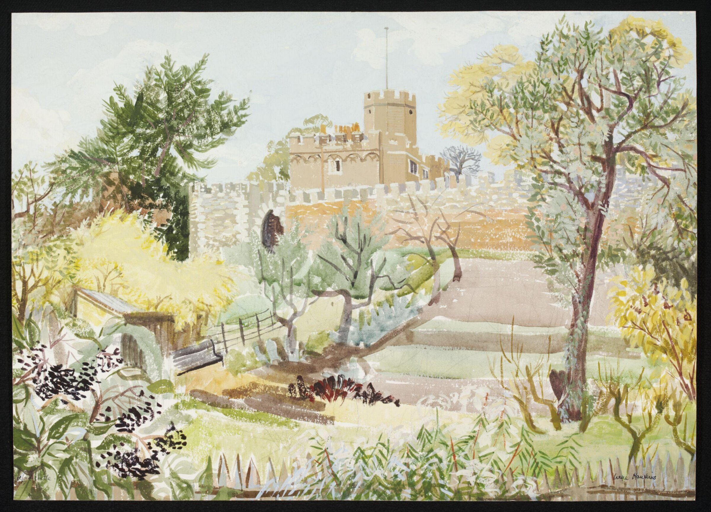 Hertford Castle, Hawkins, ca. 1940