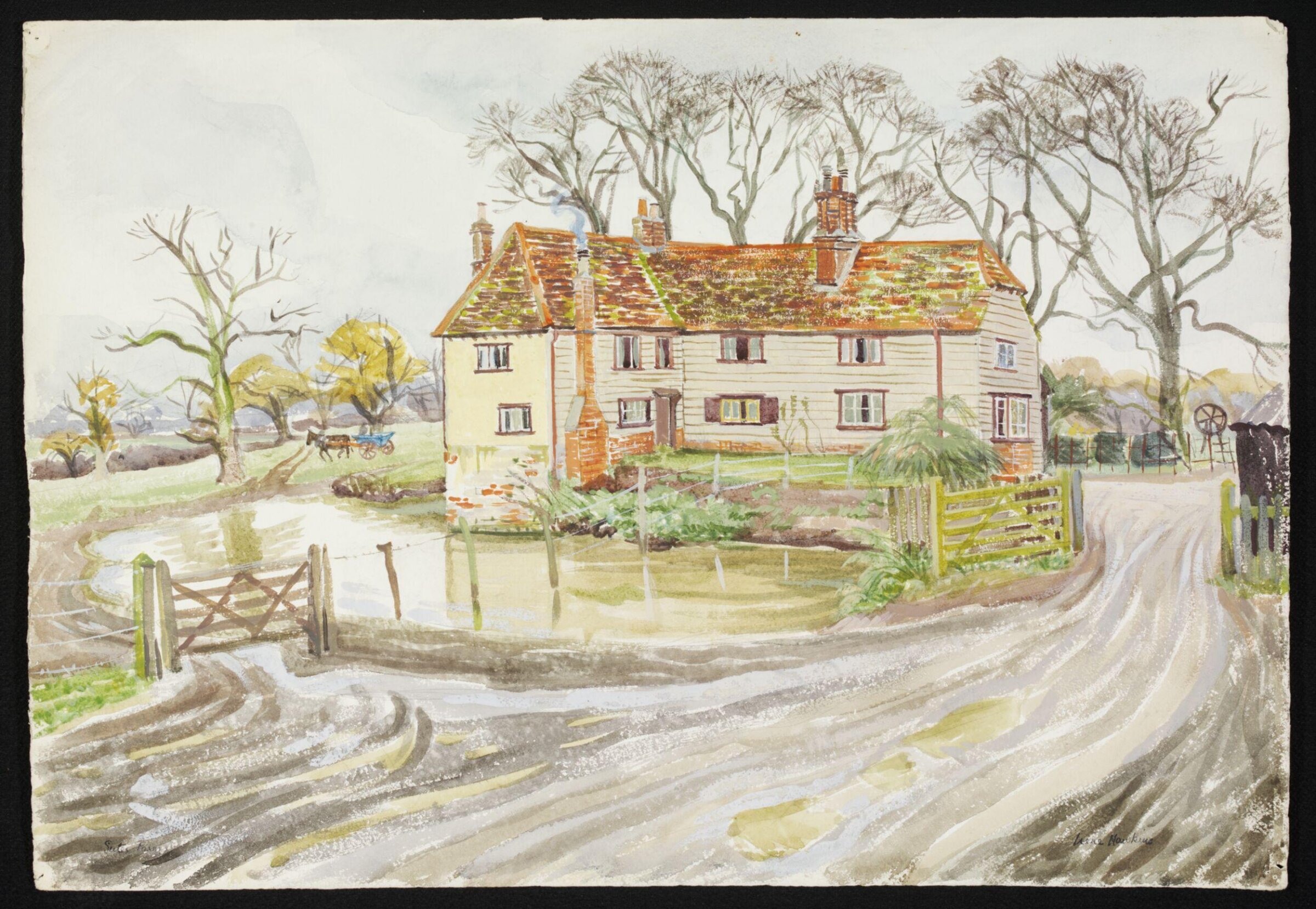 Sutes Farm, near High Cross, Hawkins, ca. 1940
