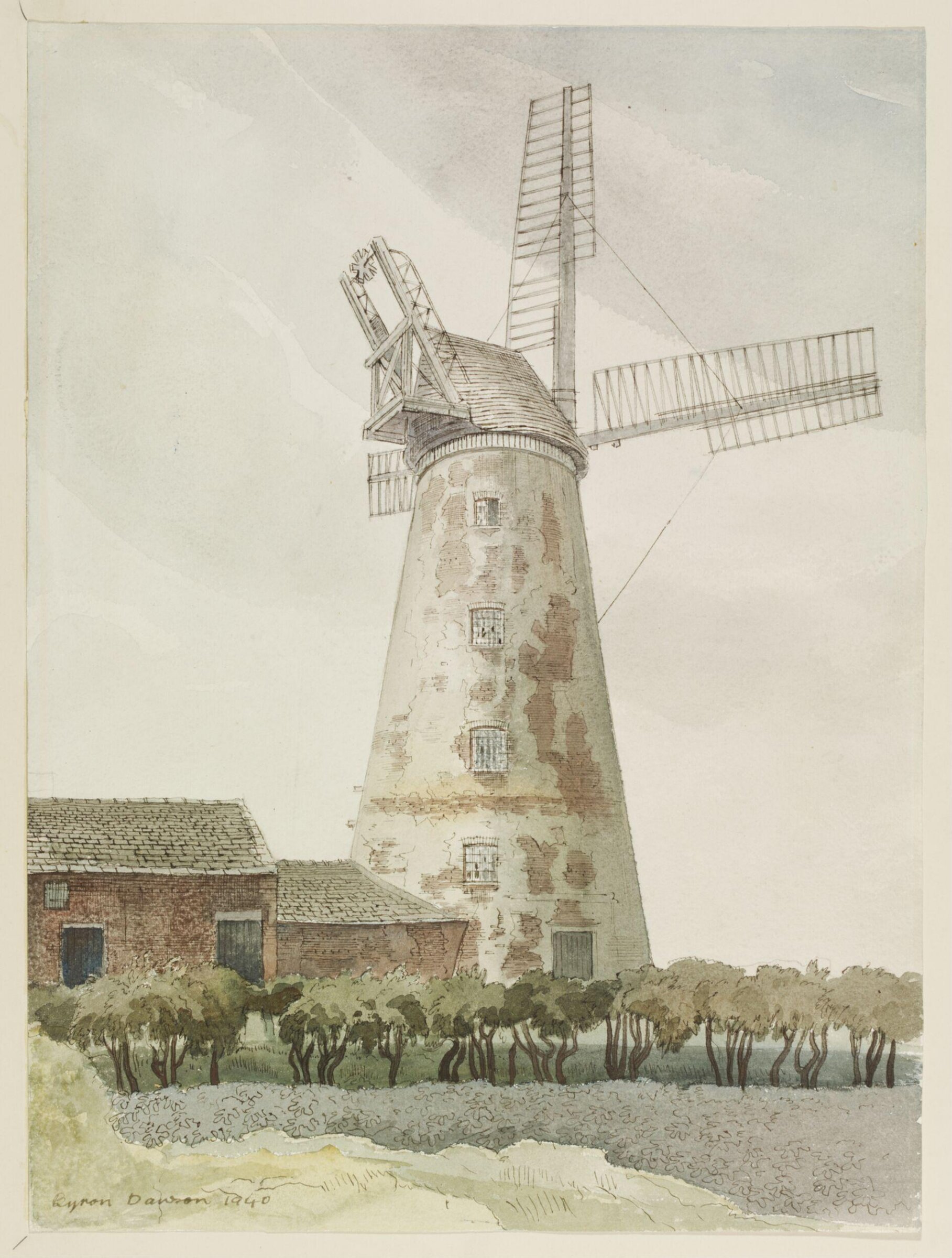 Clifton Mill, near Preston, Dawson, 1940