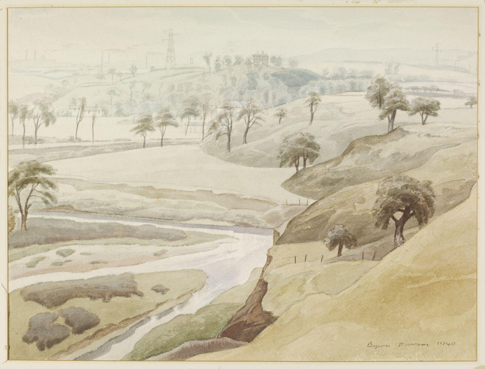 Medlock Valley, Daisy Nook, Oldham, Dawson, 1940