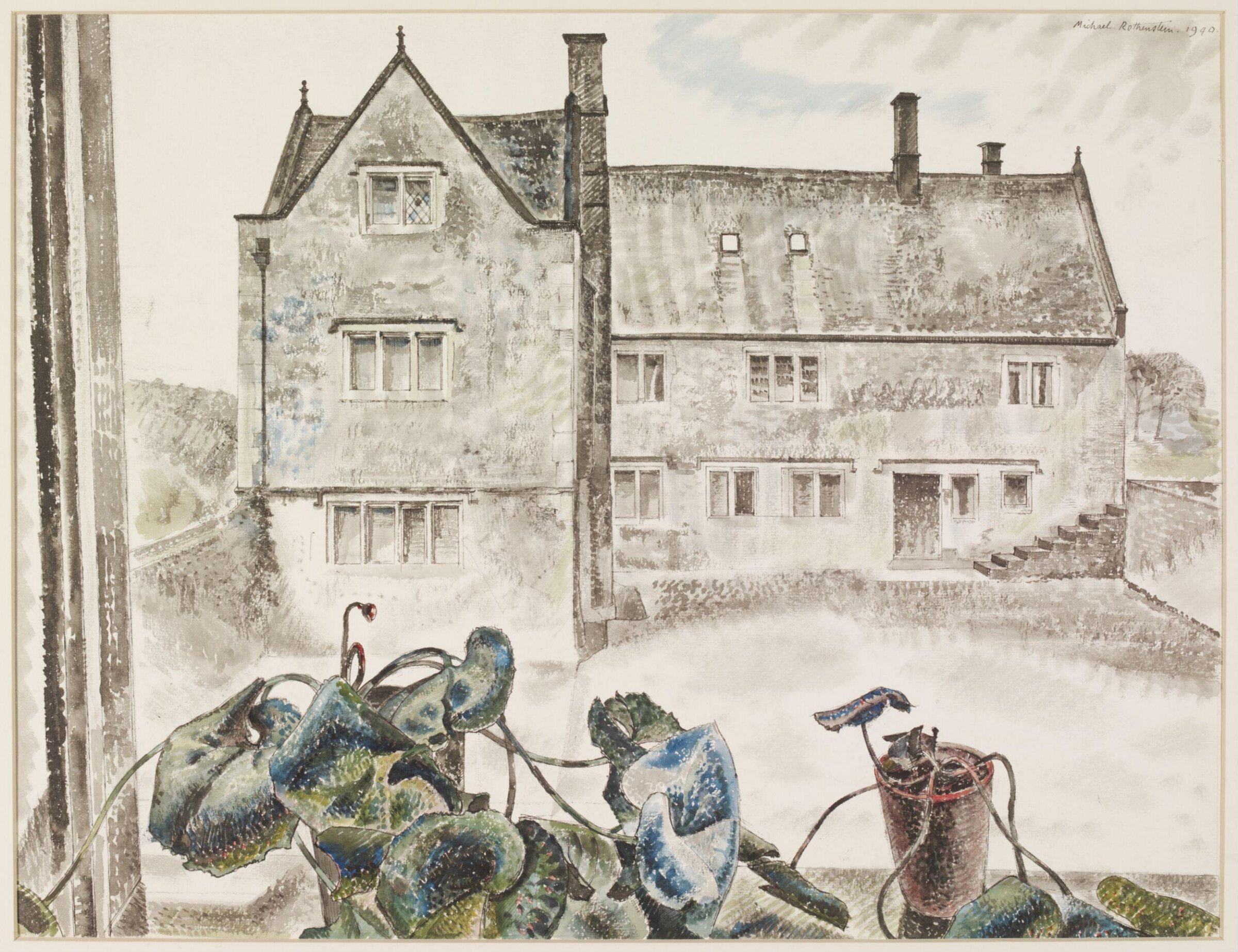 Tocknells Court, Lower Tocknells, near Painswick, Gloucestershire, Michael Rothenstein, 1940