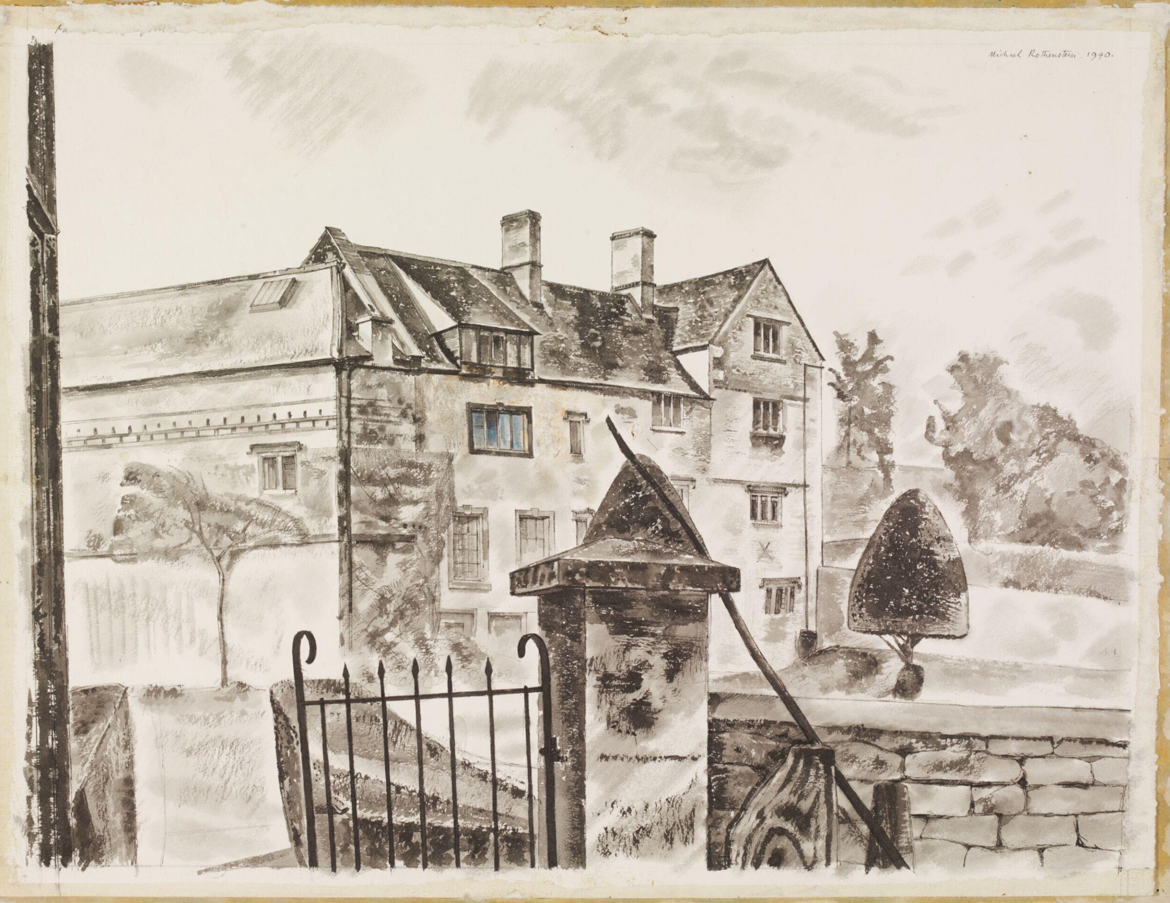 King's Mill House, Painswick, Rothenstein, 1940