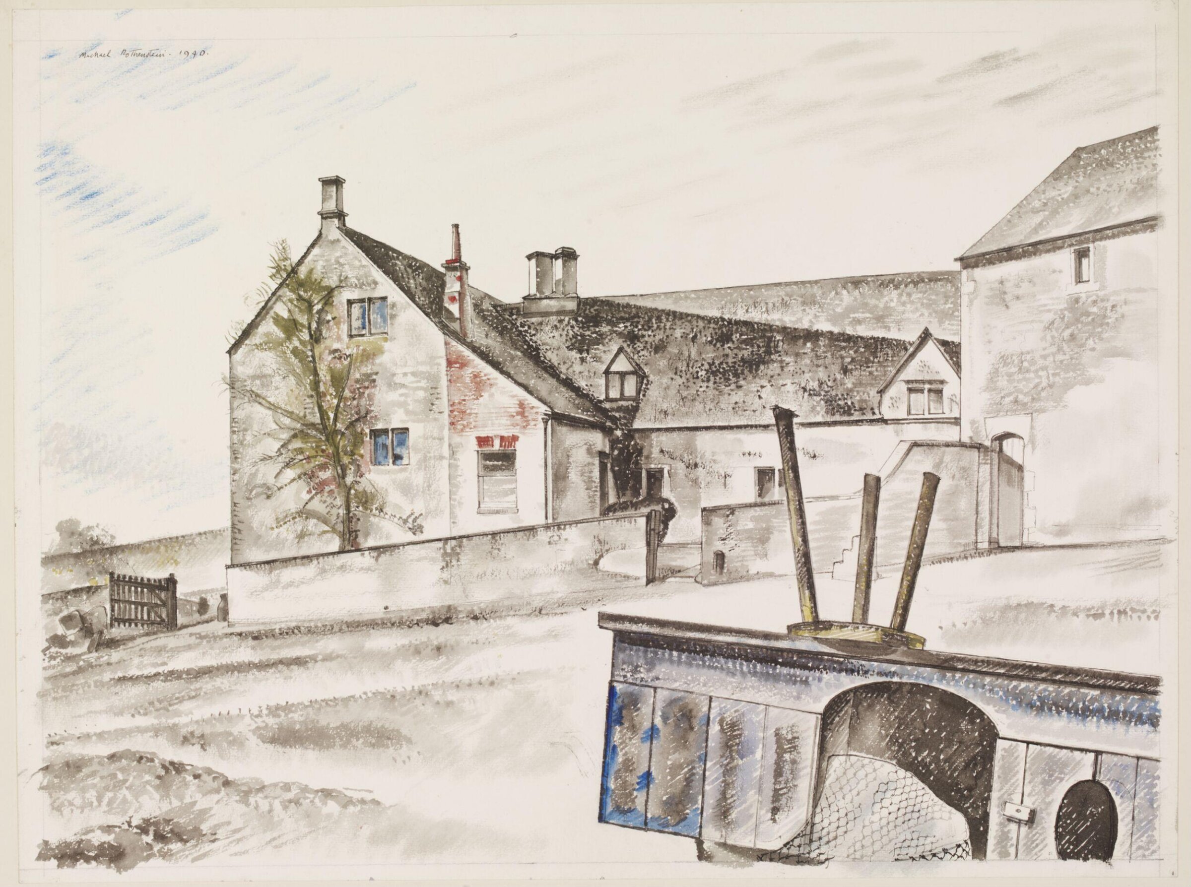 Manor Farm, Edge, Rothenstein, 1940