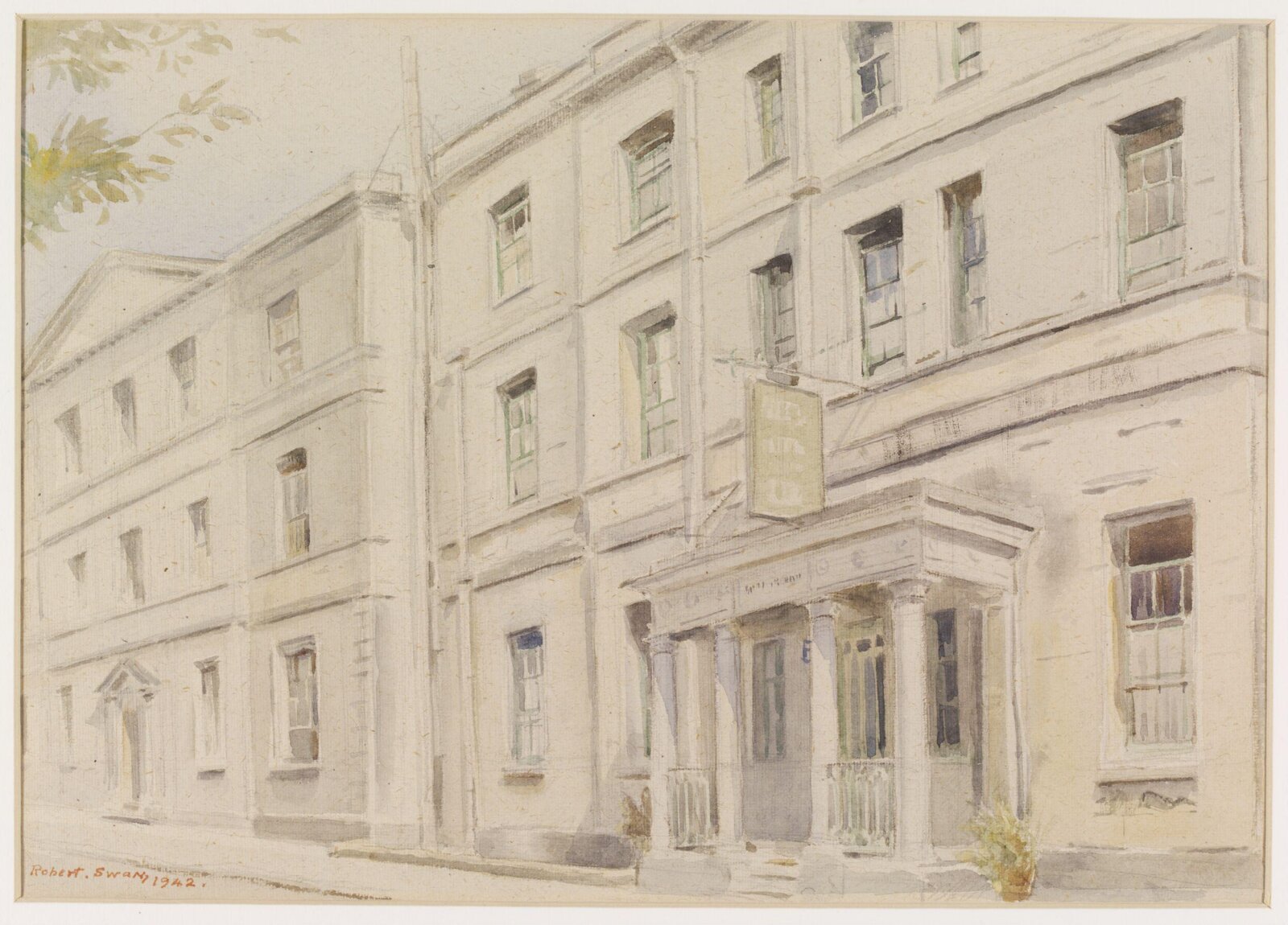 Wellesley House, Cirencester, Swan, 1942