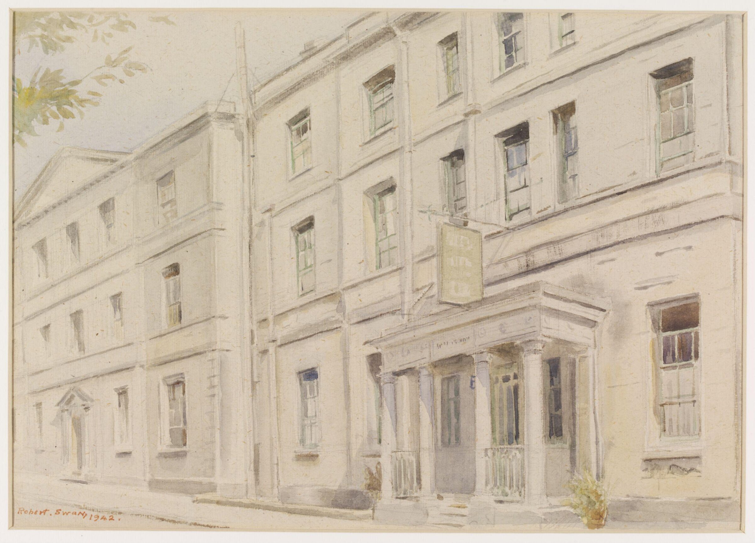 Wellesley House, Cirencester, Swan, 1942