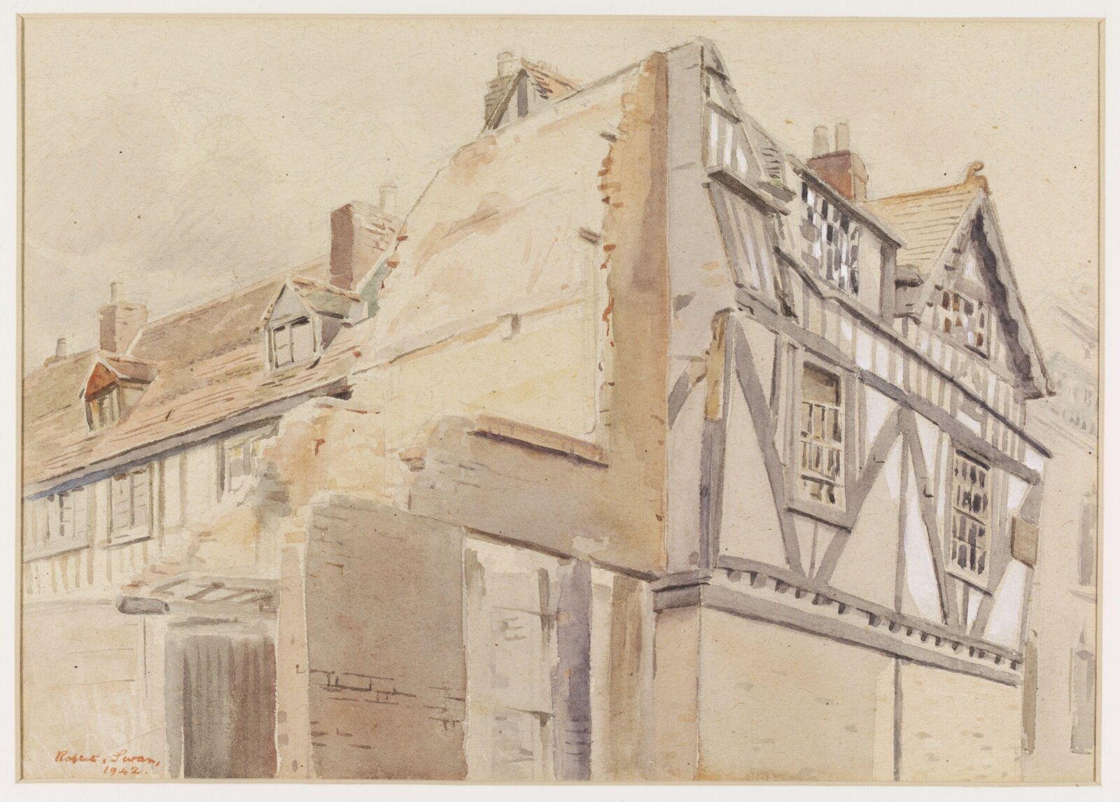 Raven Inn, Gloucester, Swan, 1942