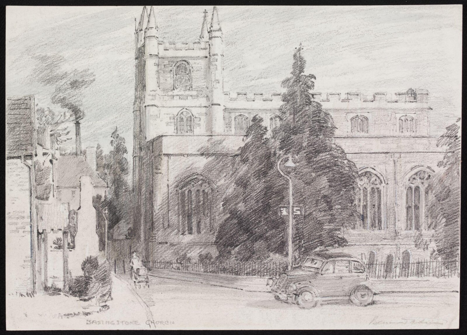 Basingstoke Church, Bernard Adams, ca. 1940