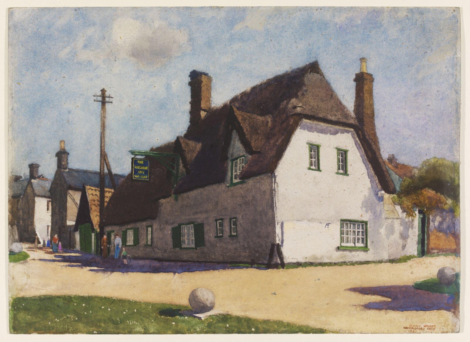 The Anchor Inn, Hemingford Grey, Walker, 1941