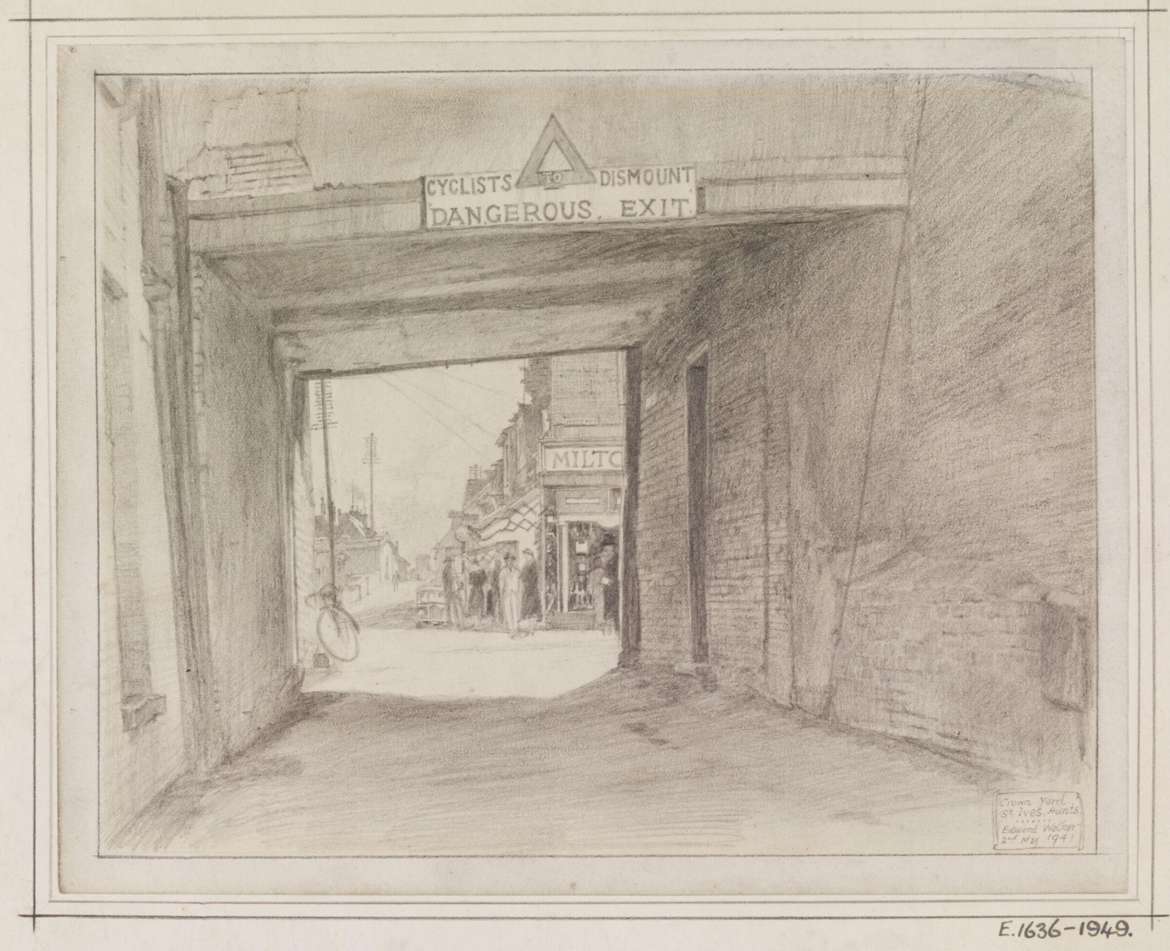 Crown Yard, St. Ives, Walker, 2 May 1941