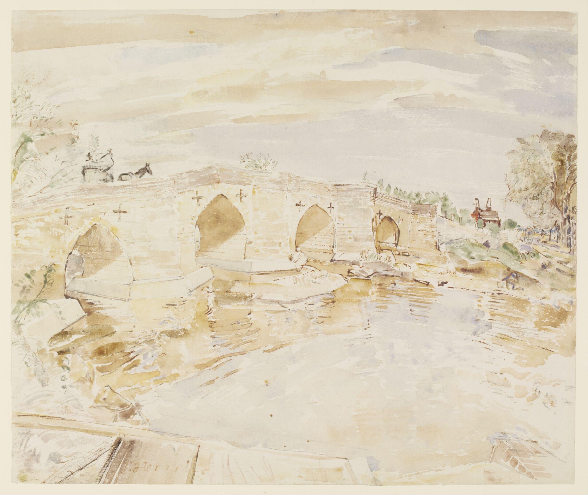 Yalding Bridge, Hennell, ca. 1940